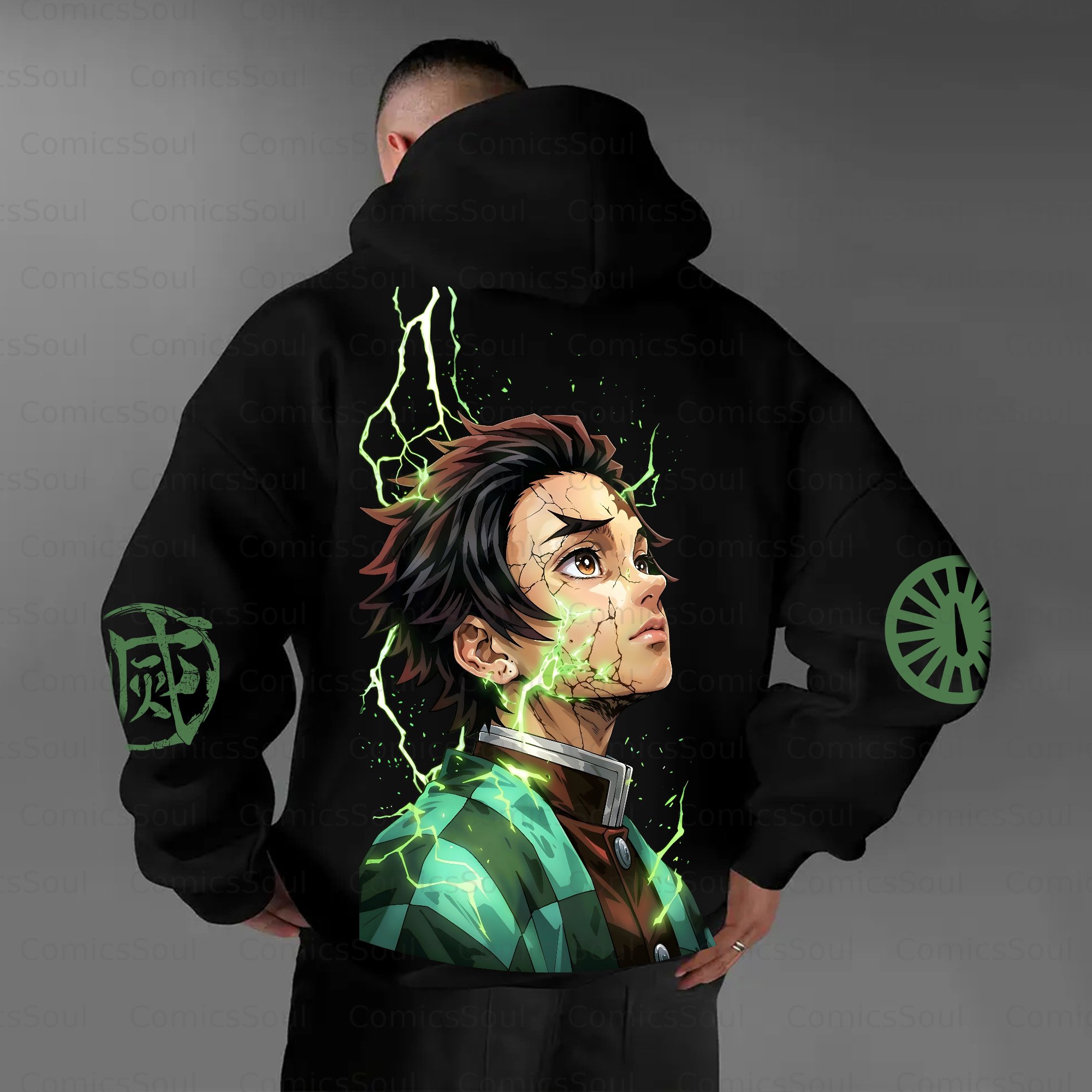 Unisex Anime Graphic Streetwear Vintage Plush Hoodie| KNY