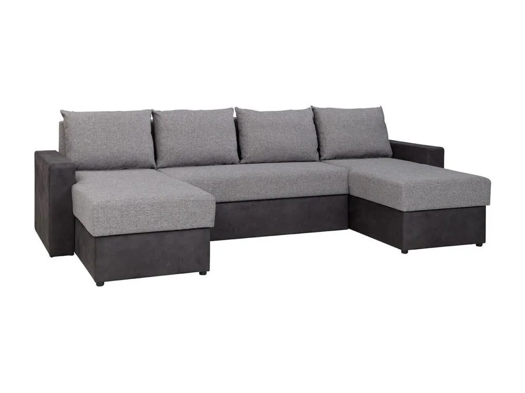 Sofá rinconero Sancaldeco 143 Gris Función de descanso Caja de ropa de cama 300x156cm 12080XYVM