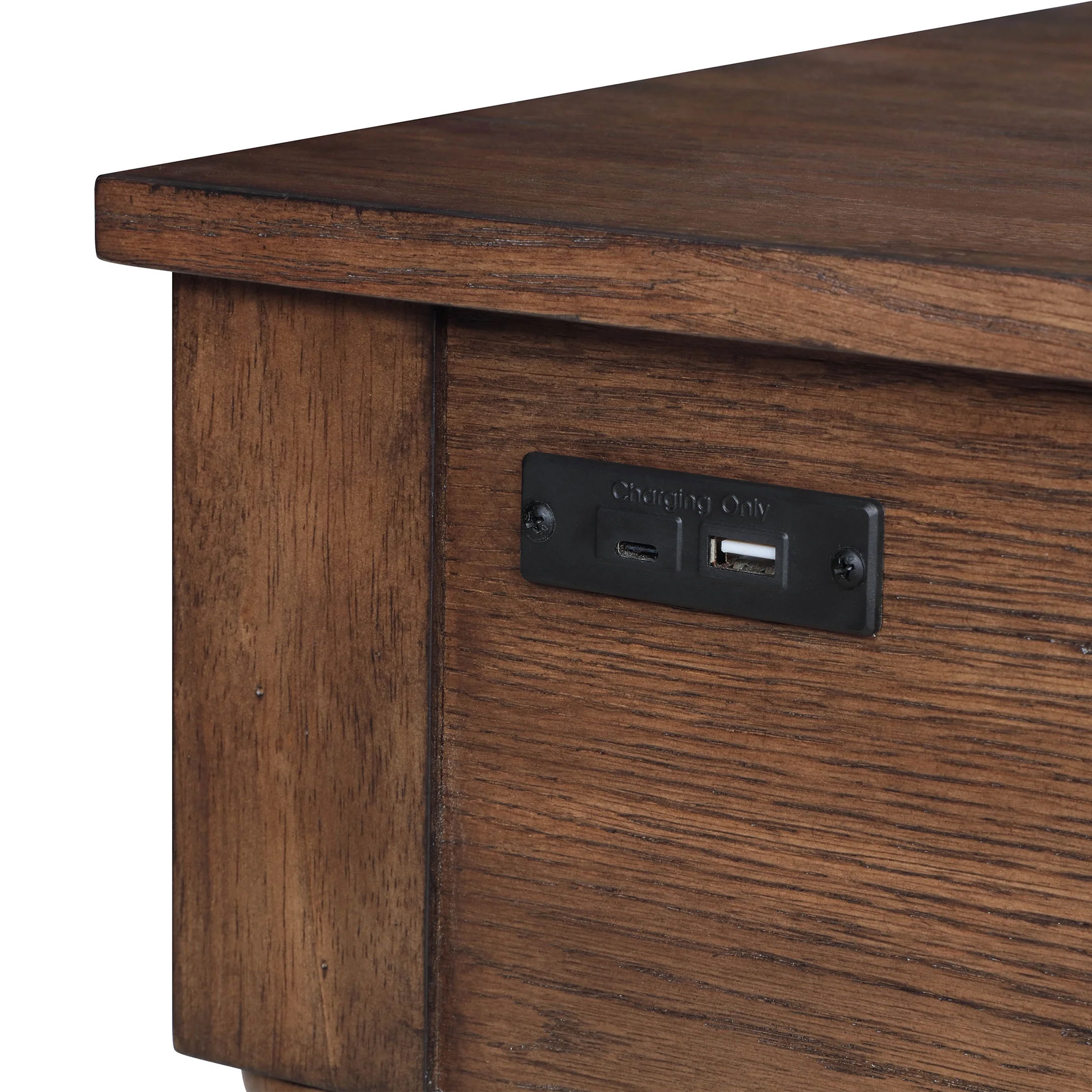Pioneer Woman Harper Spindle Nightstand with USB Charging Ports, Adults and Teens, White Finish - Image 19