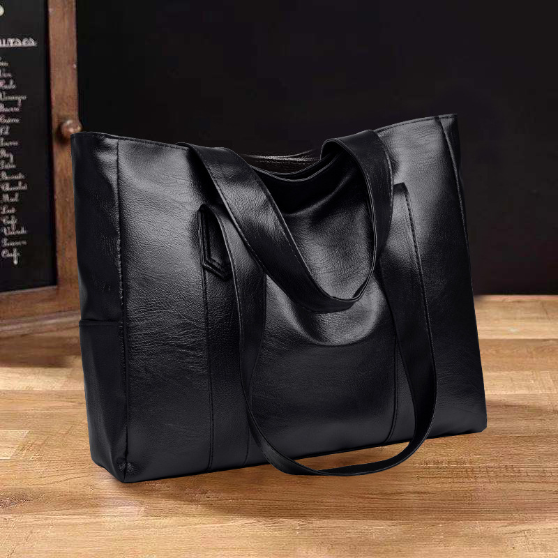 Large-capacity tote bag for women, 2025 new trendy high-end stylish versatile commuter handbag/shoulder bag