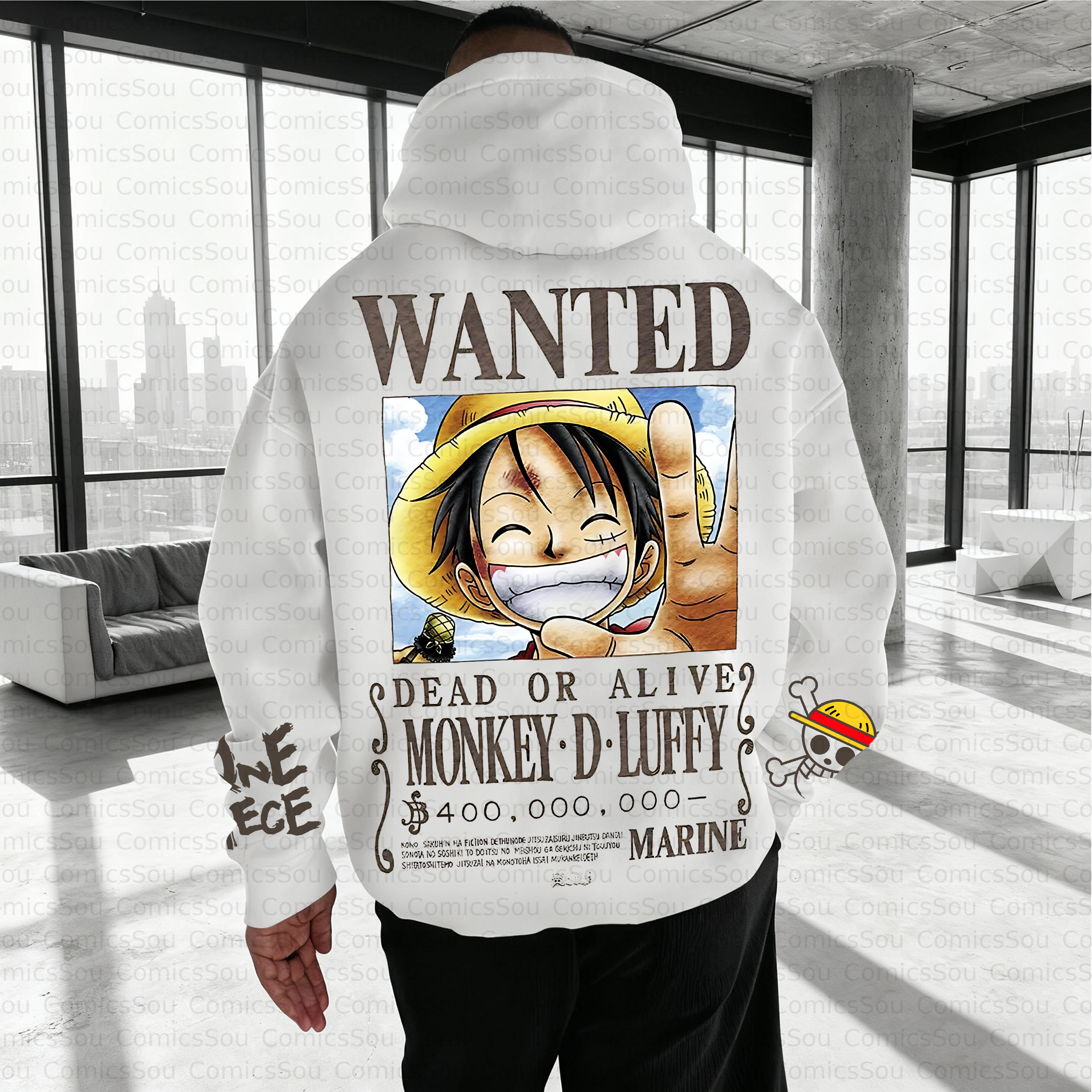 Unisex Anime Inspired Vintage Plush Hoodie
