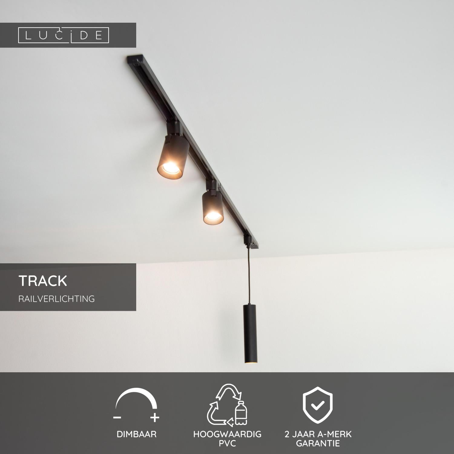 Lucide TRACK Railverlichting - Zwart