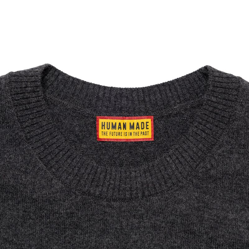HUMAN MADE HEART BADGE KNIT SWEATER
