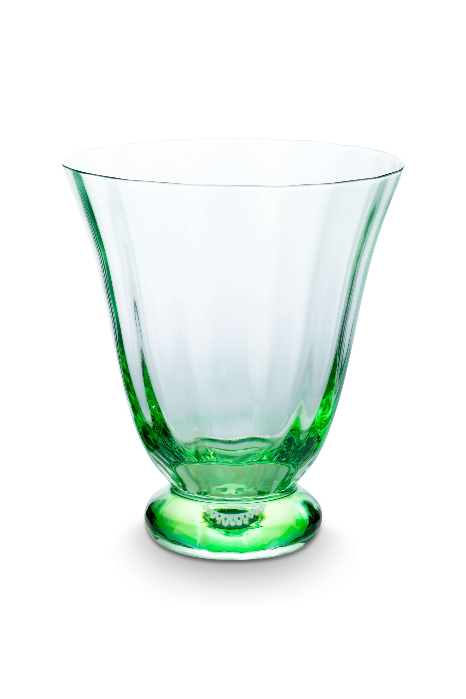Water Glass Tulip Green 280ml