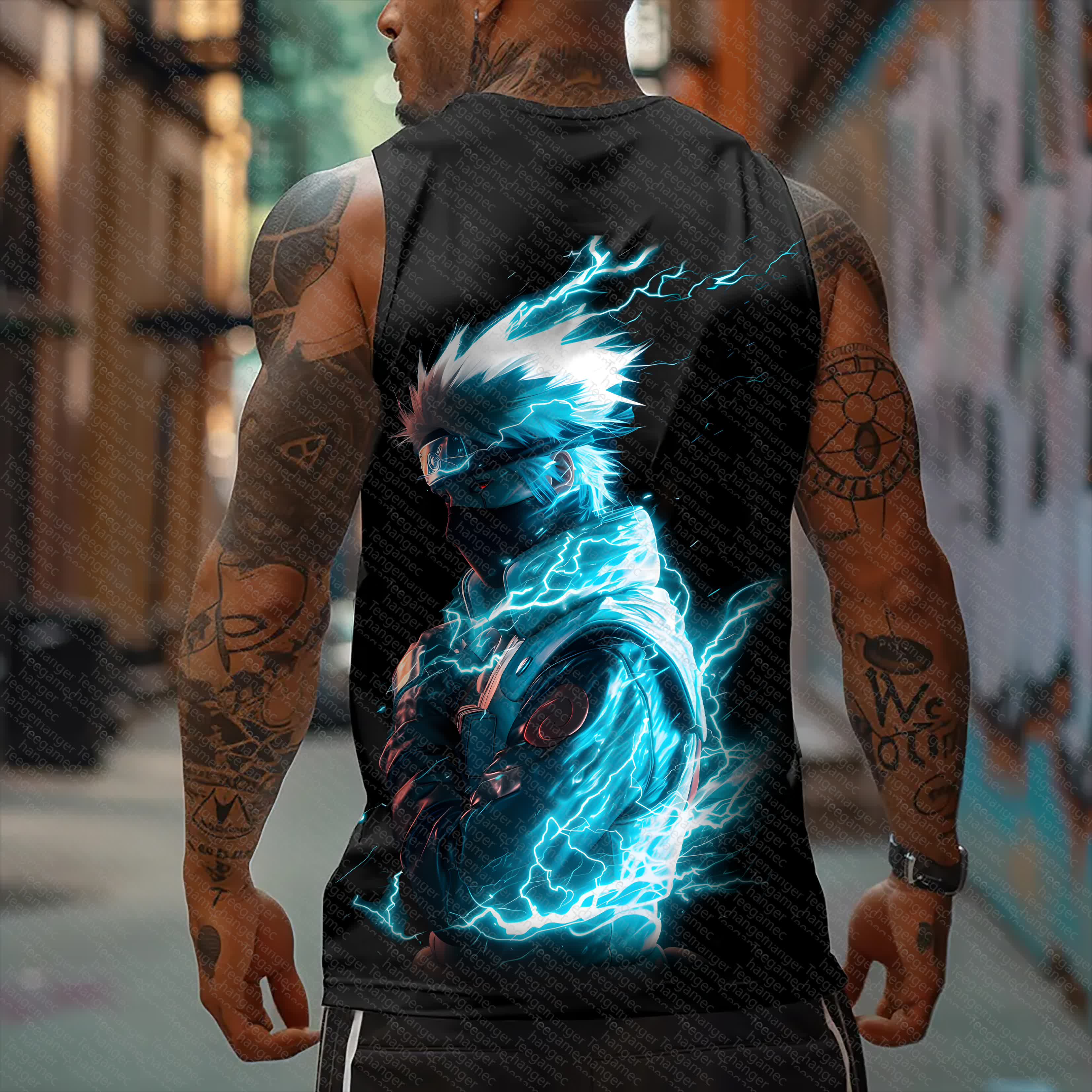 Unisex   Casual Anime  Tank Top