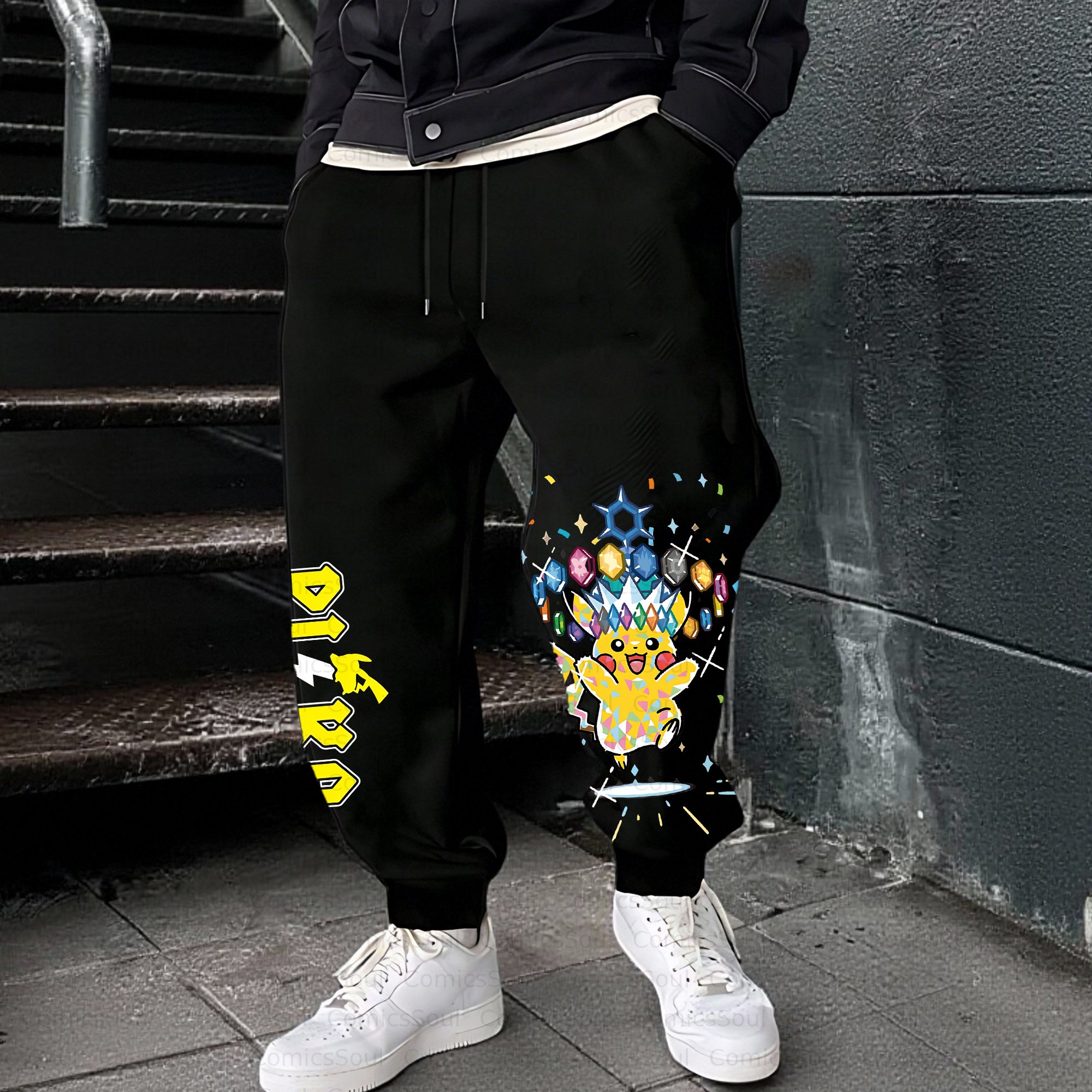 Unisex Casual Anime Streetwear Pant