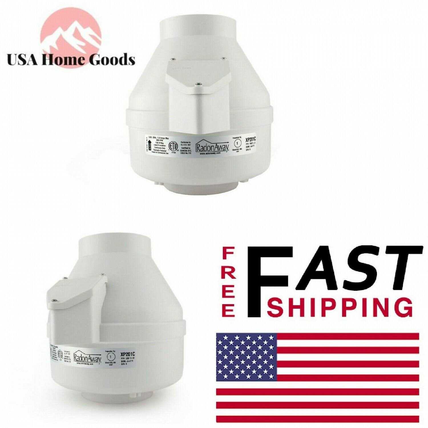 RadonAway Radon Mitigation Fan - XP201 - Image 5 RadonAway Radon Mitigation Fan - XP201 - Image 5