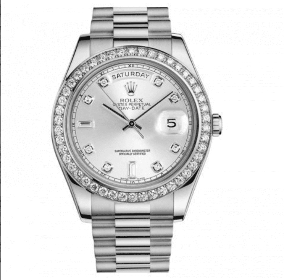 Replica Rolex Day-Date Platinum Diamond
