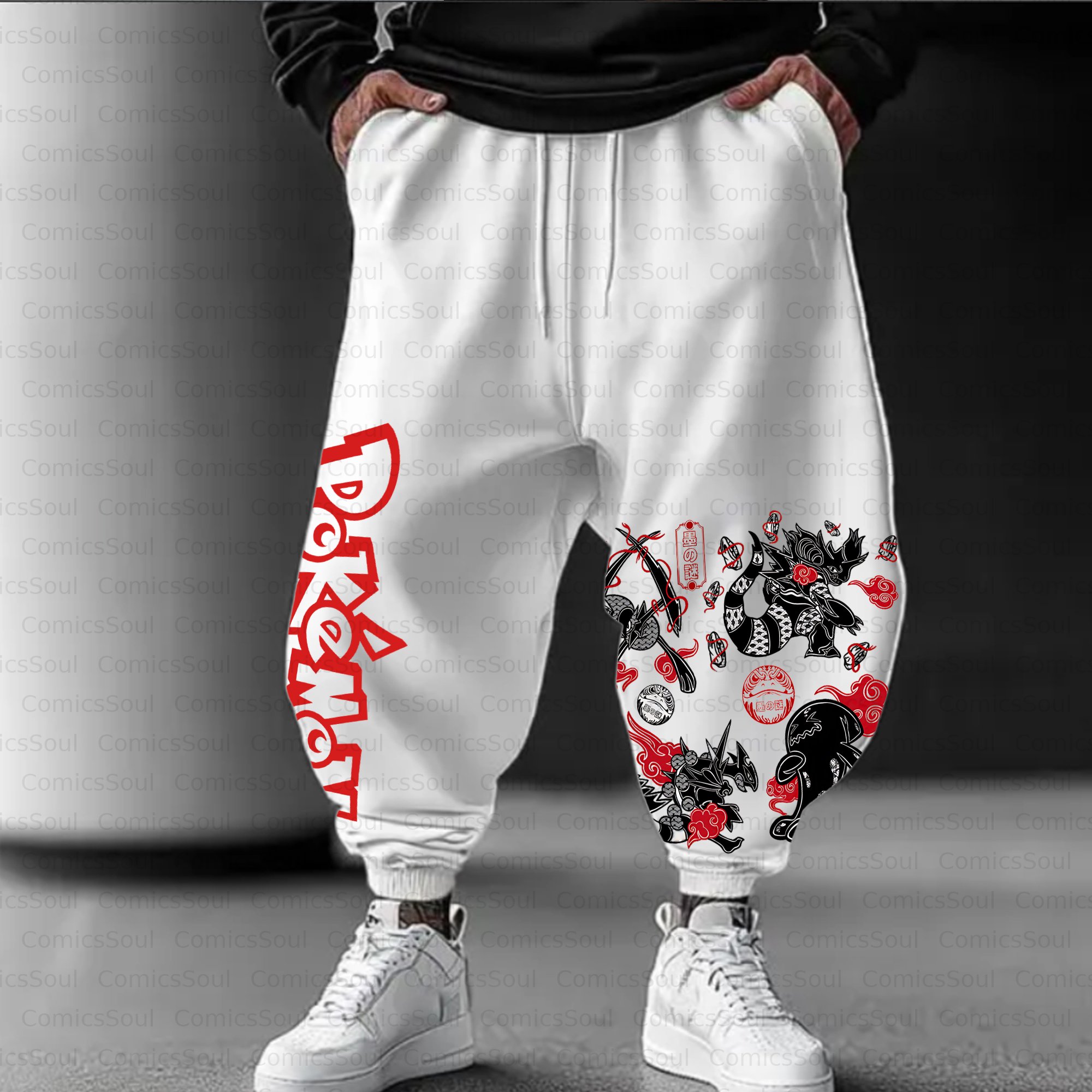 Unisex Casual Anime Streetwear Pant