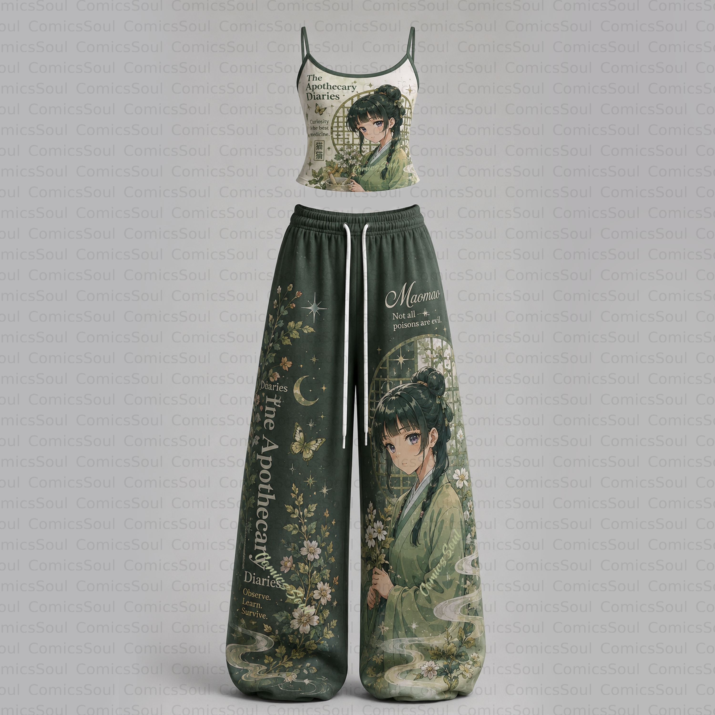 The Apothecary Diaries Top & Elasticated Trousers Two-Piece Set