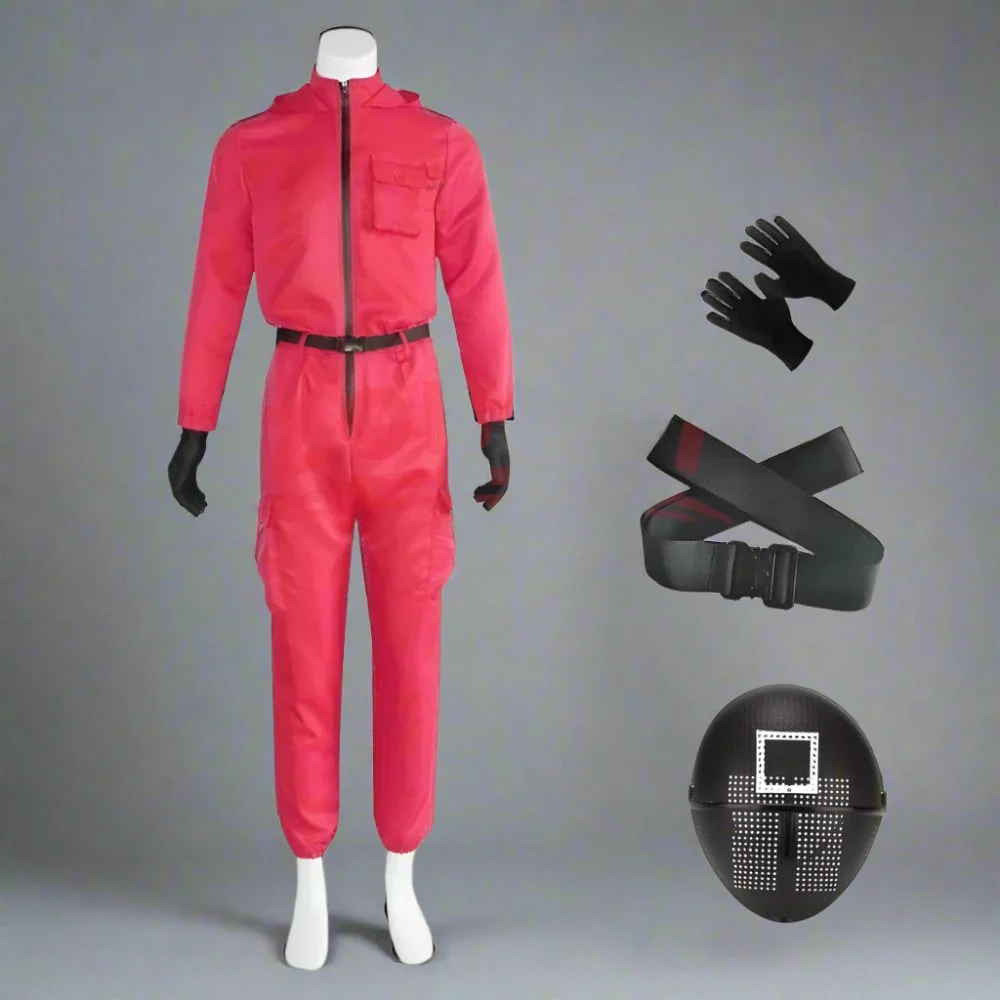 Halloween Costume Adult Guard Mask Jumpsuit Outfit - Image 6 Halloween Costume Adult Guard Mask Jumpsuit Outfit - Image 6