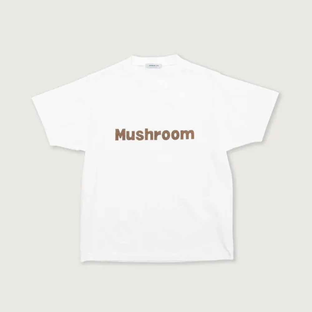 Ordinary Fits - T-shirt Print Mushroom - Blanc