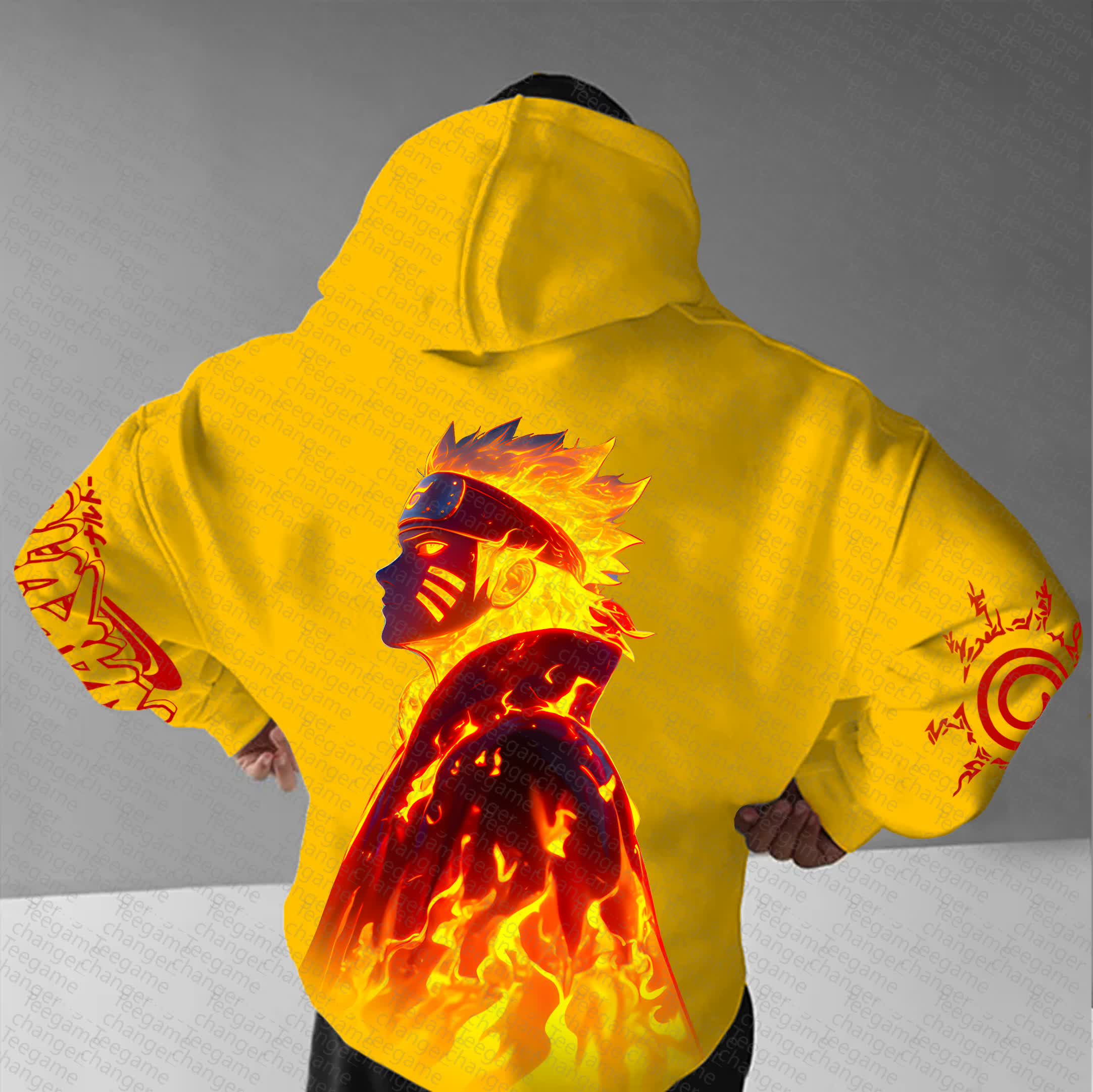 Unisex  Anime Graphic Streetwear Vintage Hoodie