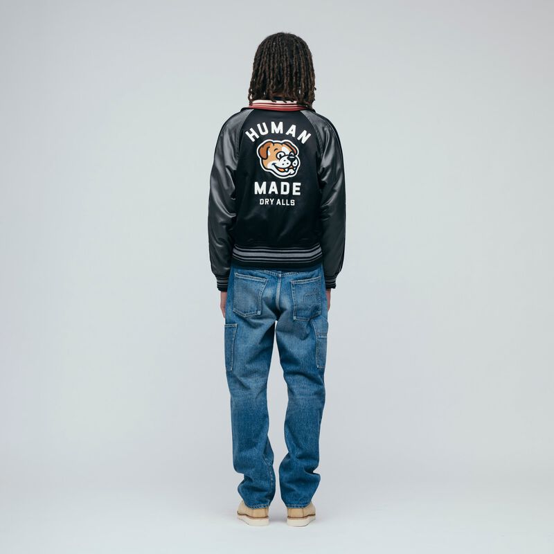 HUMAN MADE REVERSIBLE SATIN JACKET