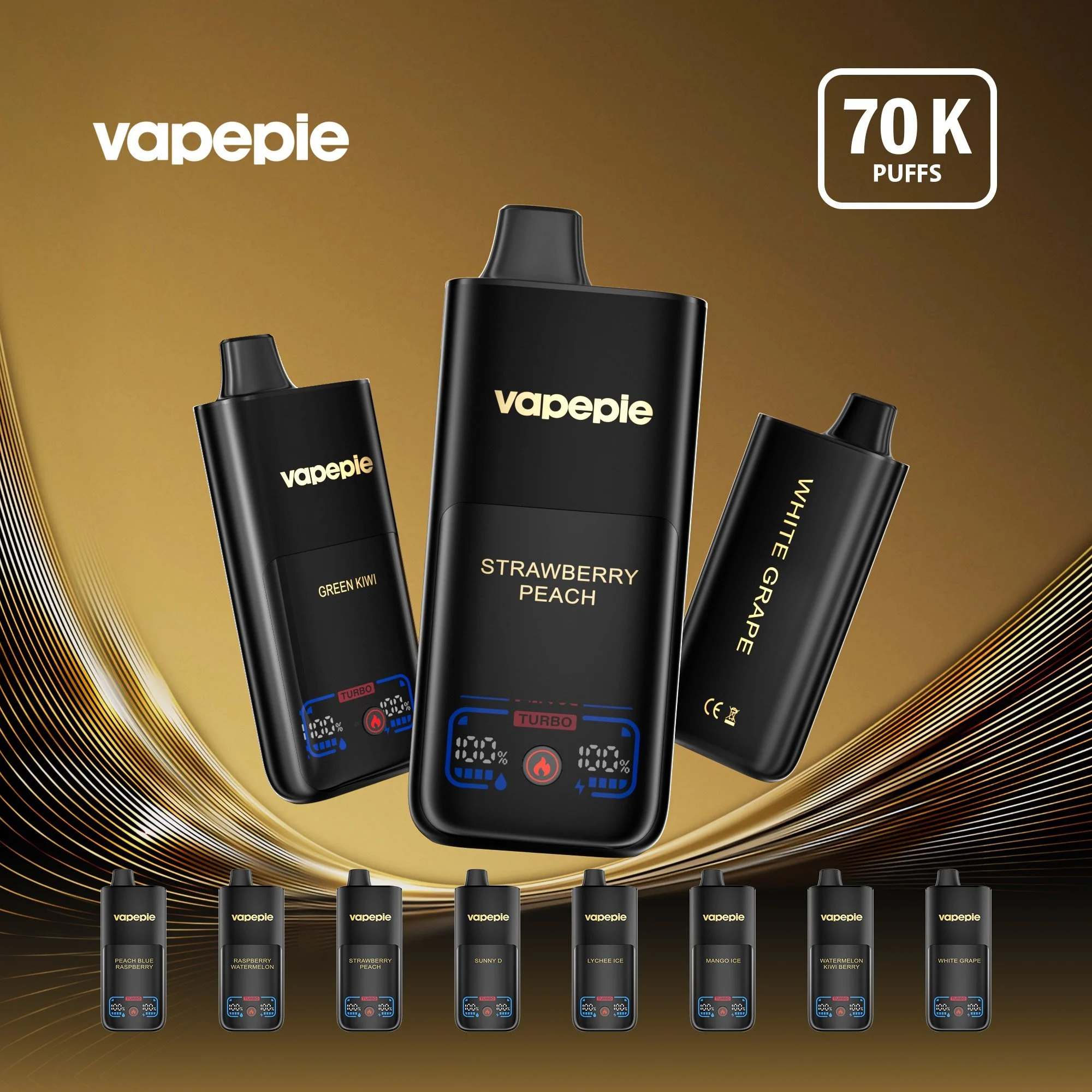 VAPEPIE MEGA 70K: Die langlebigste Vape der Welt für wahre Genießer