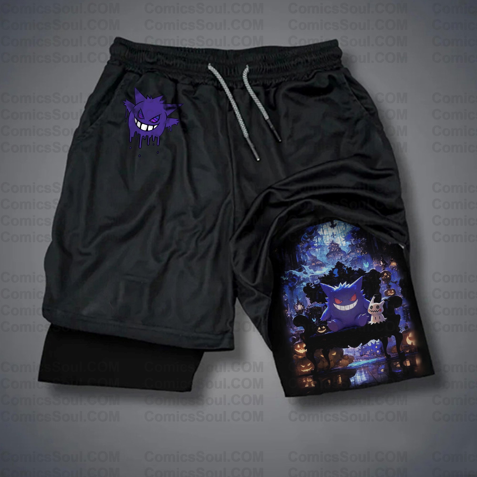 Unisex Casual Anime Streetwear Shorts