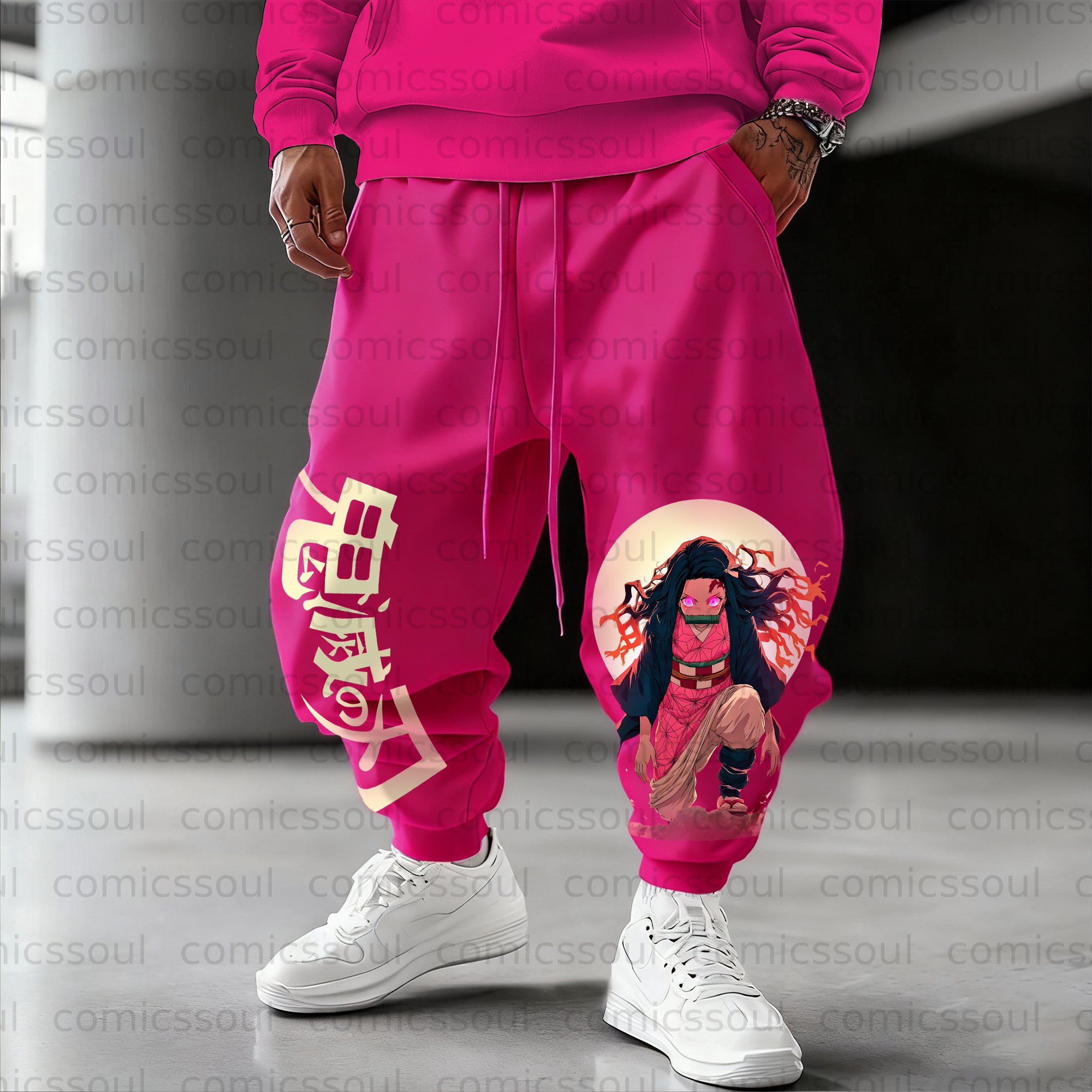 Unisex Anime Inspired Vintage Pants