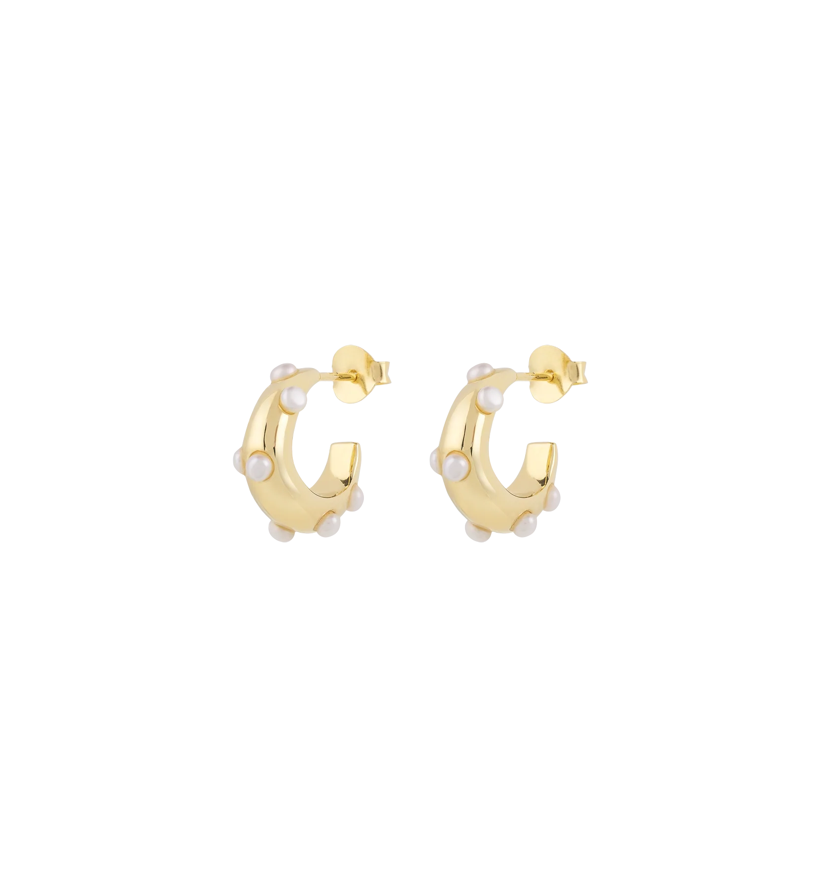 Small Ovation Hoop Earrings