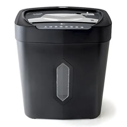 Aurora GB AU1230XA 12 - Sheet Anti - Jam Crosscut Paper and Credit Card Shredder with 5.2 - Gallon Wastebasket
