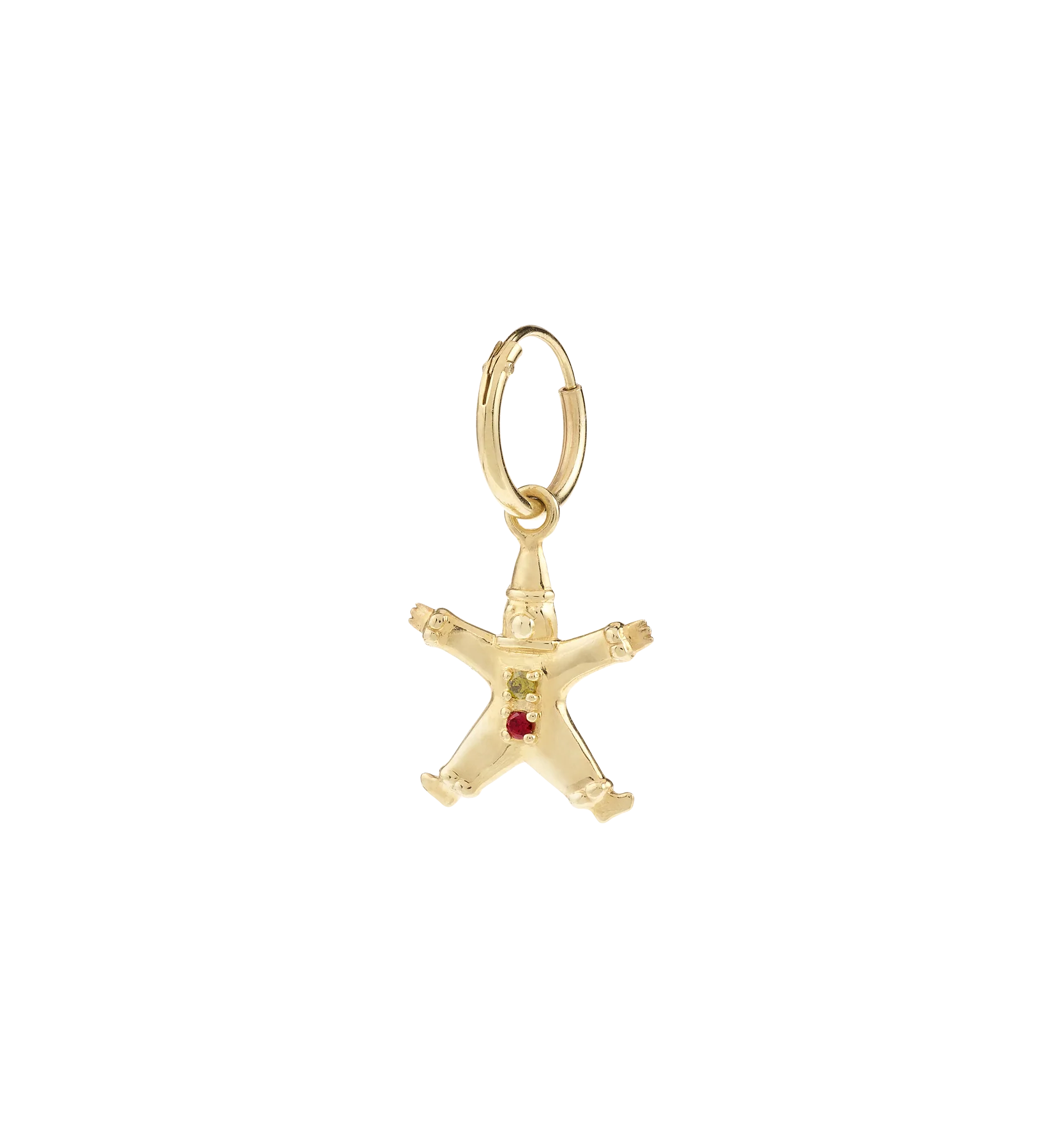Single Pierrot Ring Earring