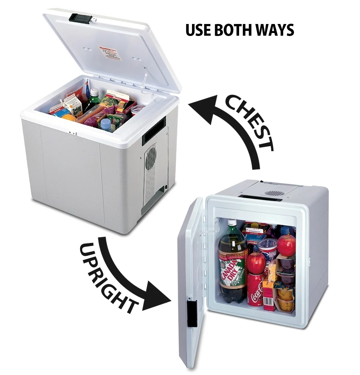 Koolatron 12V Electric Cooler/Warmer 27L (29 qt), Two-Way Design, Gray - Image 5