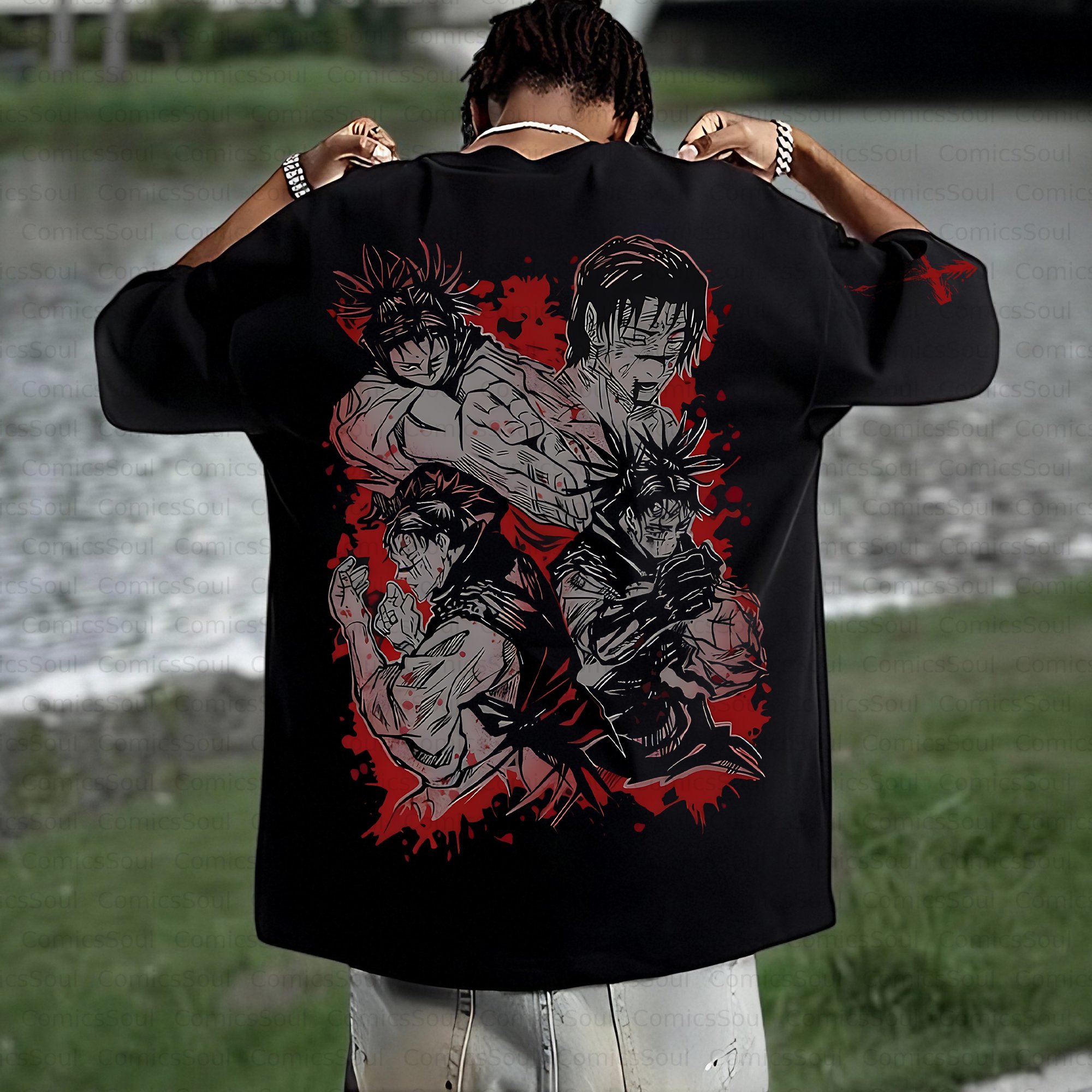Unisex Anime Inspired Vintage T-Shirt