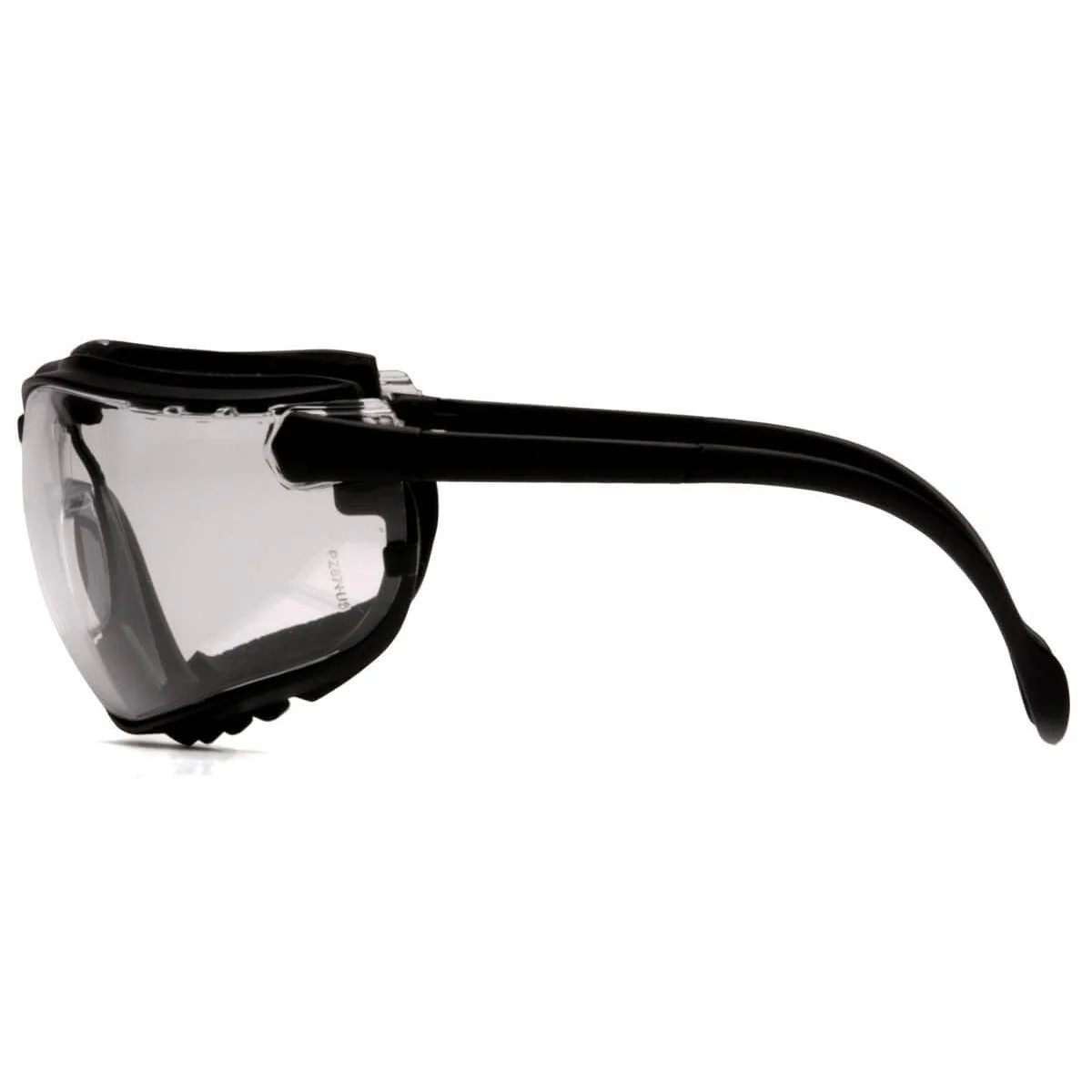 Pyramex V2G Safety Glasses/Goggles Black Frame Clear H2MAX Anti-Fog Lens - KTF Painting Interior Exterior