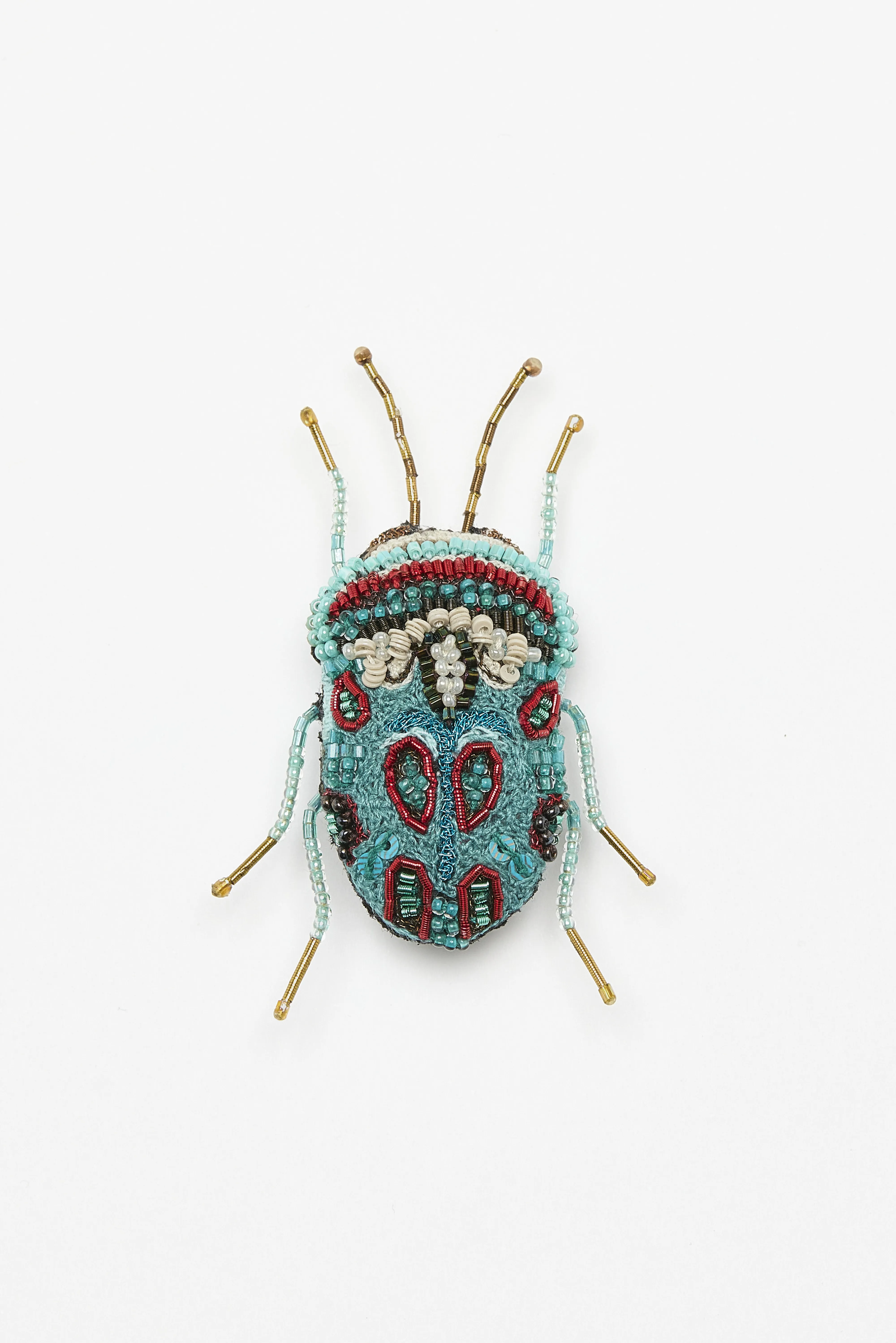 Bellerose Picasso Bug Brooch Pin   (261 / W / BLUE)