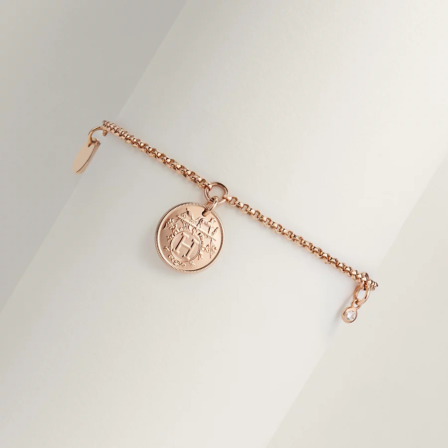 Replicate Hermès Ex-Libris bracelet, small model(1:1 replica) - Original Replica Club