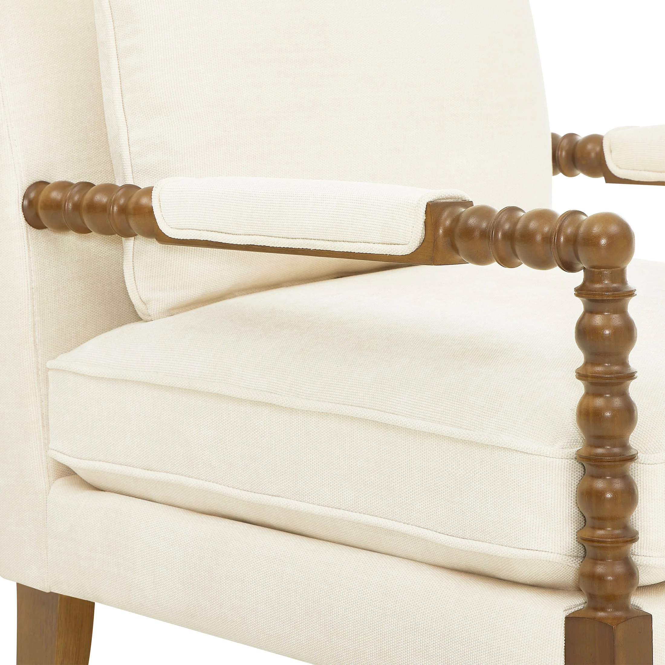 Pioneer Woman Harper Spindle Accent Chair, Jade Fabric Upholstery - Image 19