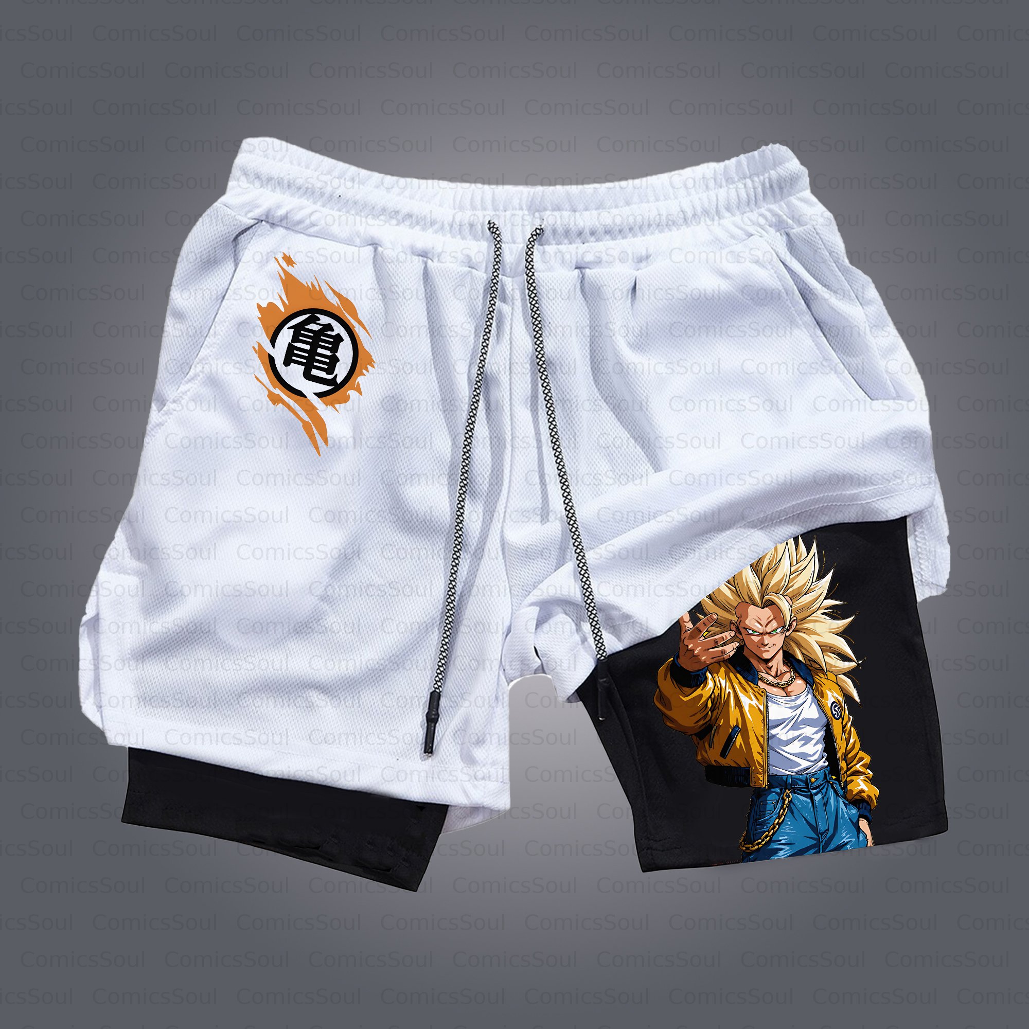 Unisex Casual Anime Style Shorts