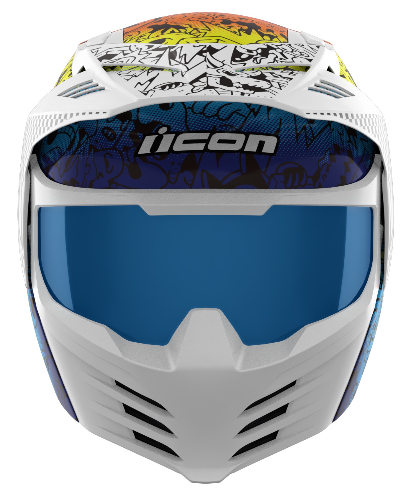 SportsBikeShop Icon Elsinore Doodle 3 Helmet