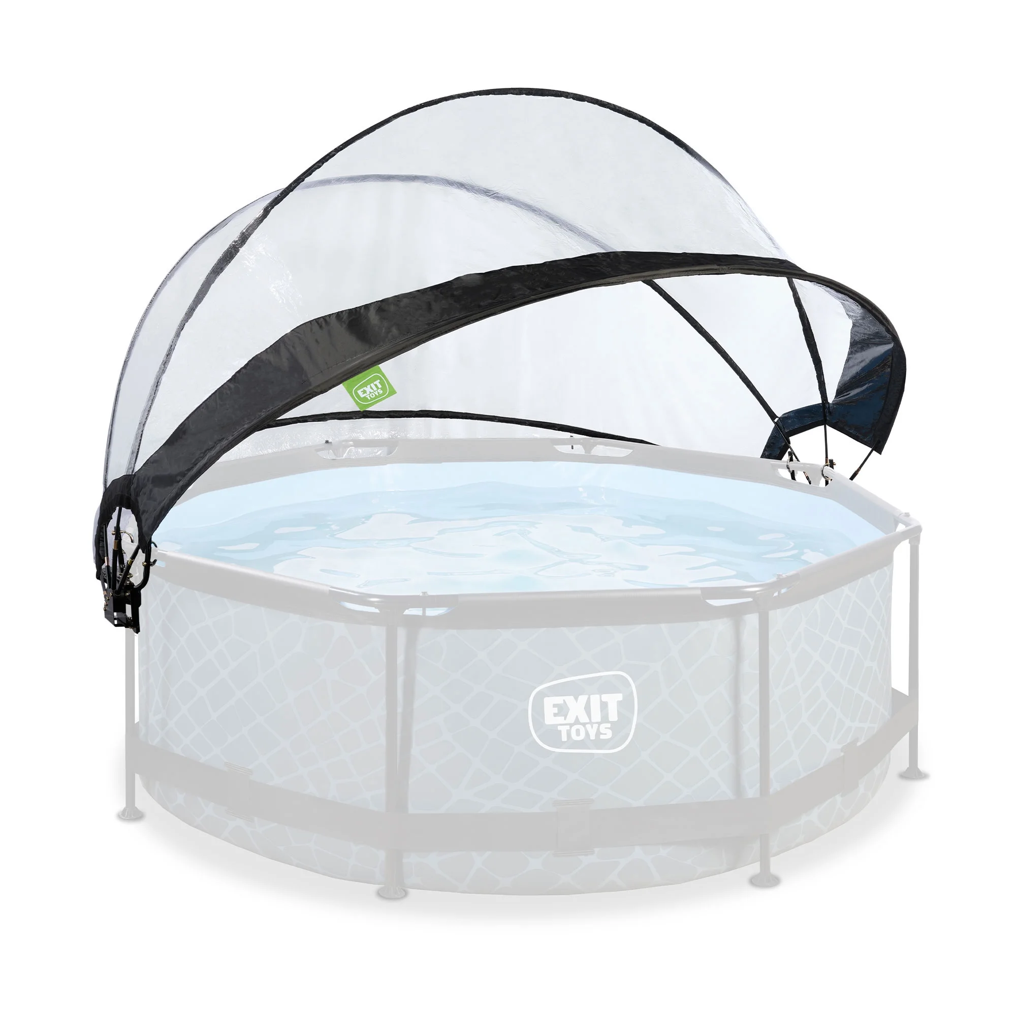 EXIT Toys UV Resistant Pool Covers, PVC Transparent, 104" x 104" x 55" - Image 10