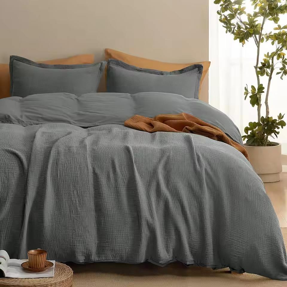 Cotton Muslin Comforter Set