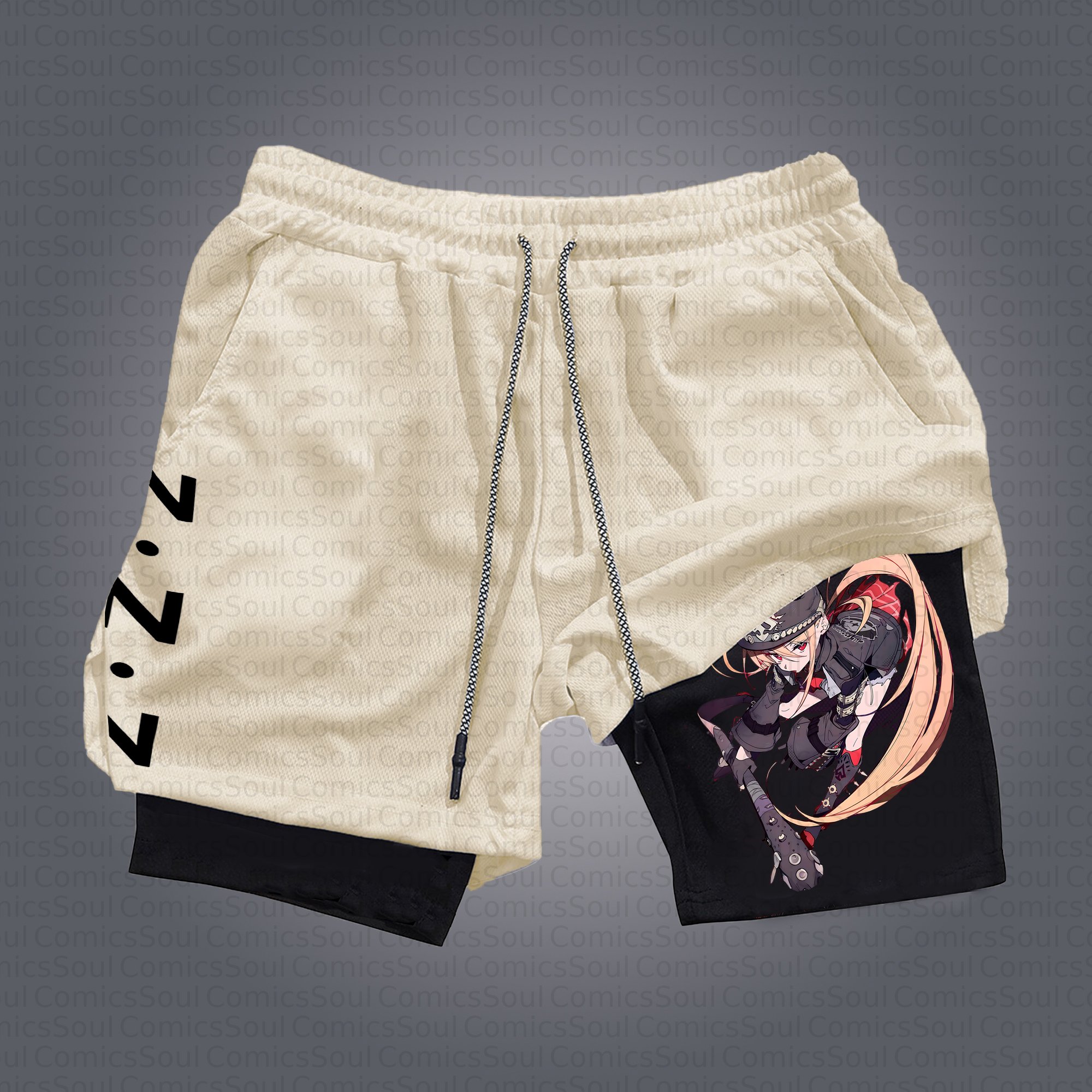 Unisex Casual Anime Streetwear Gym Shorts