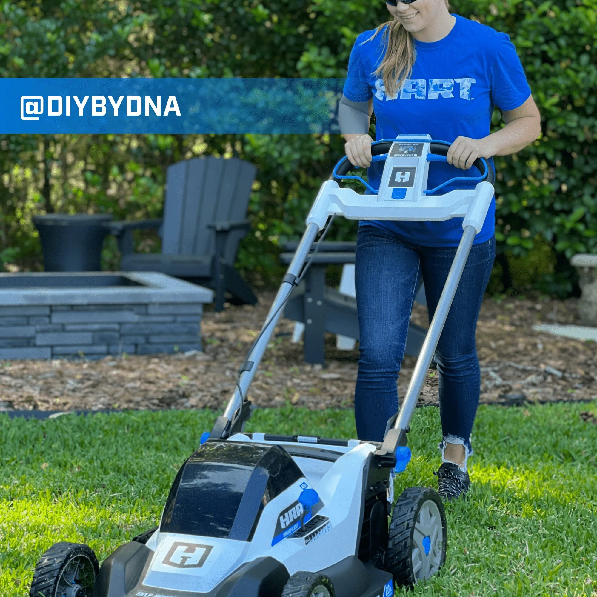 HART 40-Volt 20-inch Self-Propelled Battery-Powered Brushless Mower Kit, (1) 6.0Ah Lithium-Ion Battery - Image 14