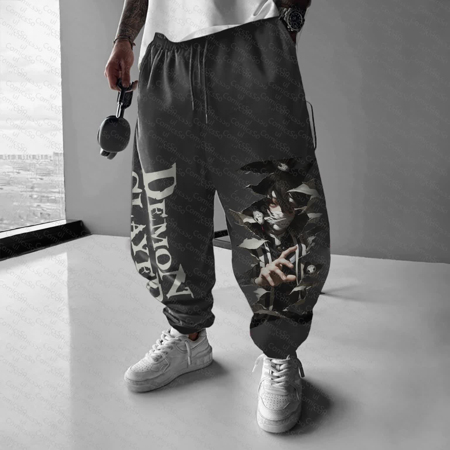 Unisex  “Comicssoul” Casual Anime Streetwear Pants