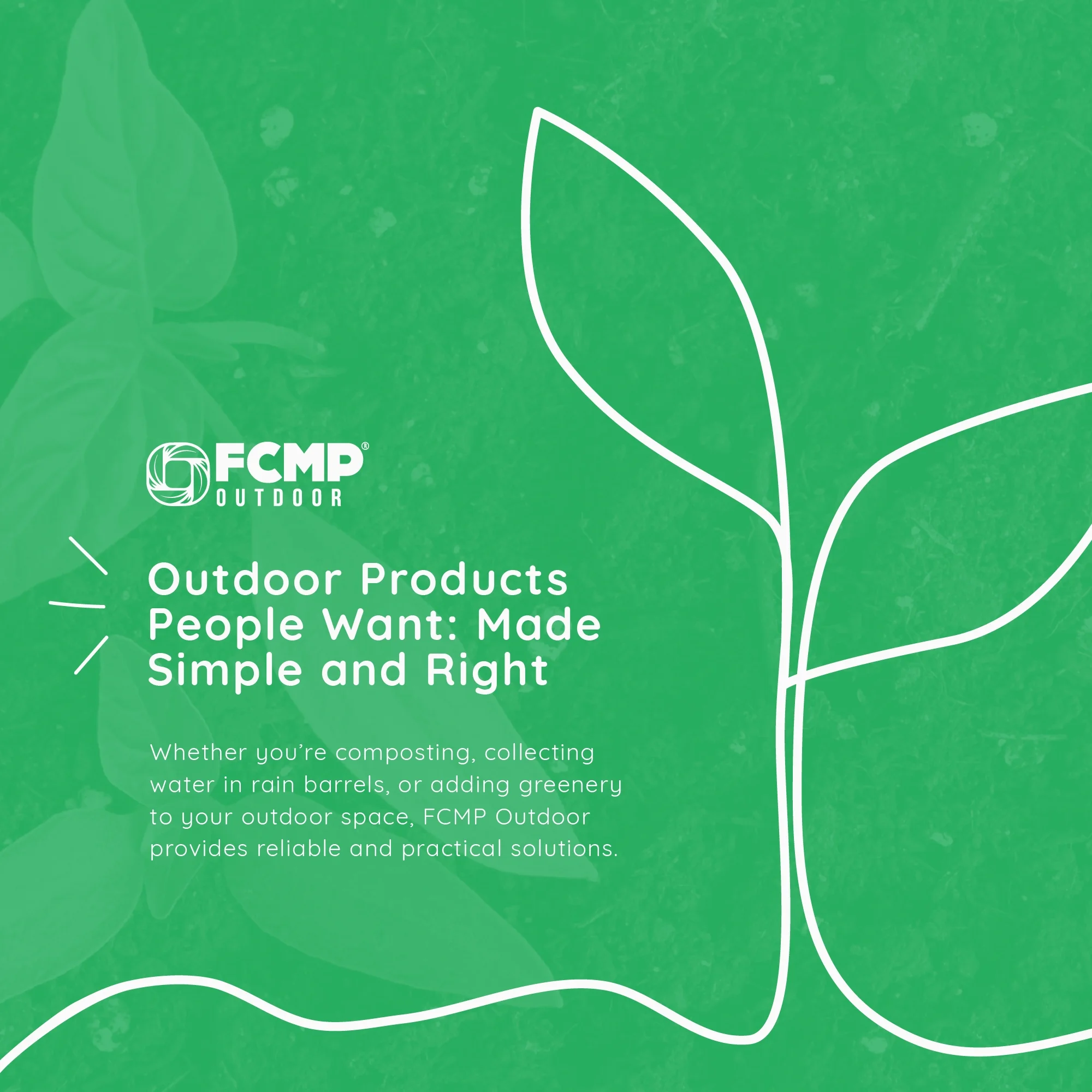 FCMP Outdoor WG4000-GRY Home Outdoor Wood Grain Rain Water Catcher Barrel - Image 17
