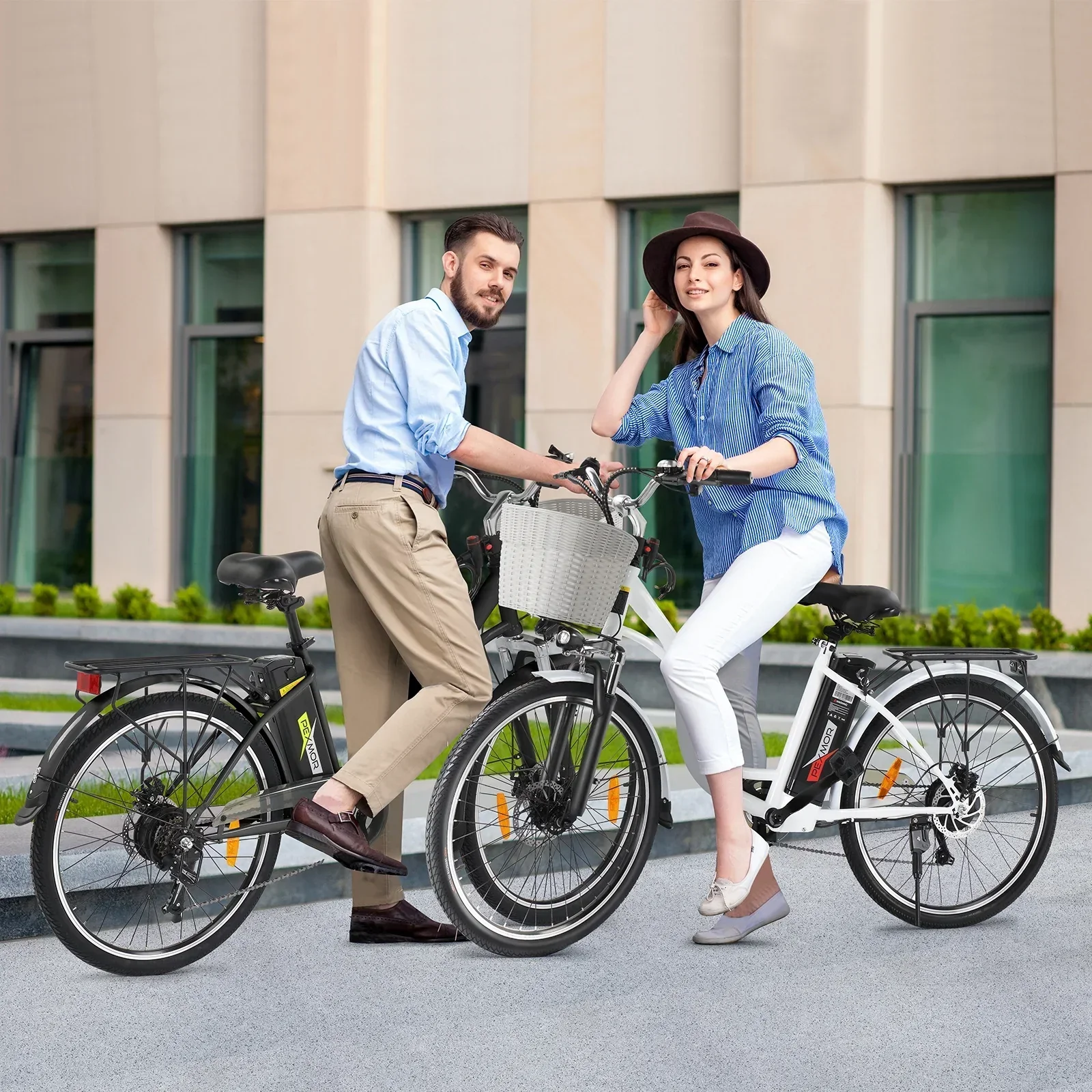PEXMOR Adult Electric Bike 350W Peak 500W 36V 12.5AH 26in Cruiser - Image 9 PEXMOR Adult Electric Bike 350W Peak 500W 36V 12.5AH 26in Cruiser - Image 9