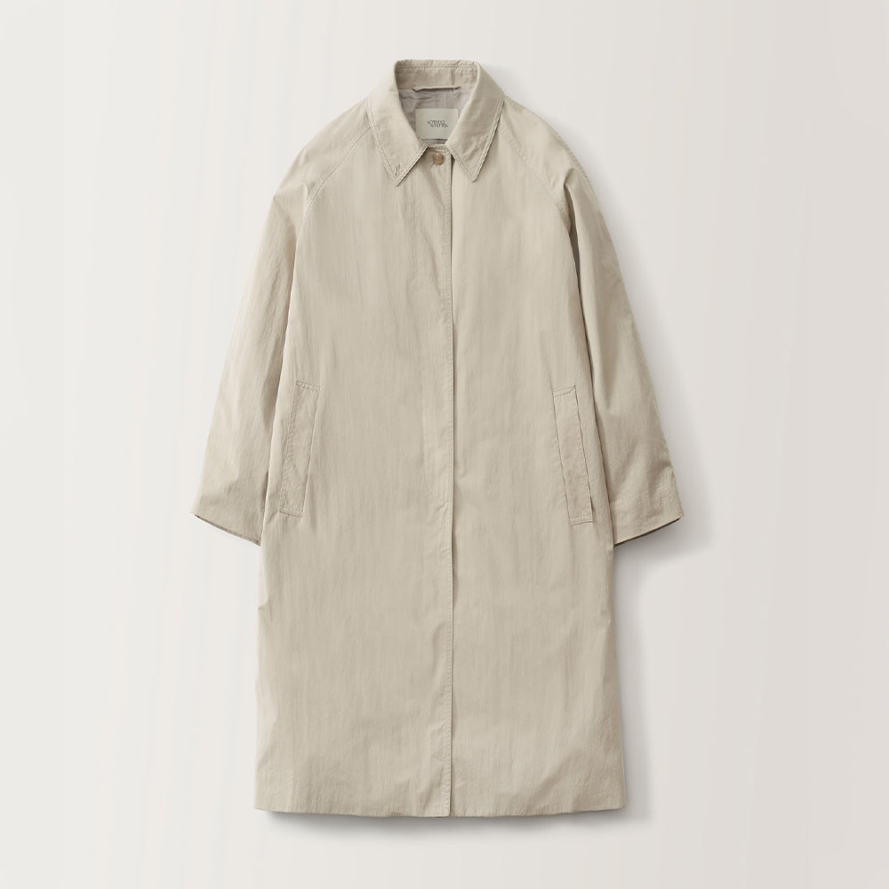 Nothing Written - Manteau Balmacaan Oversize - Beige
