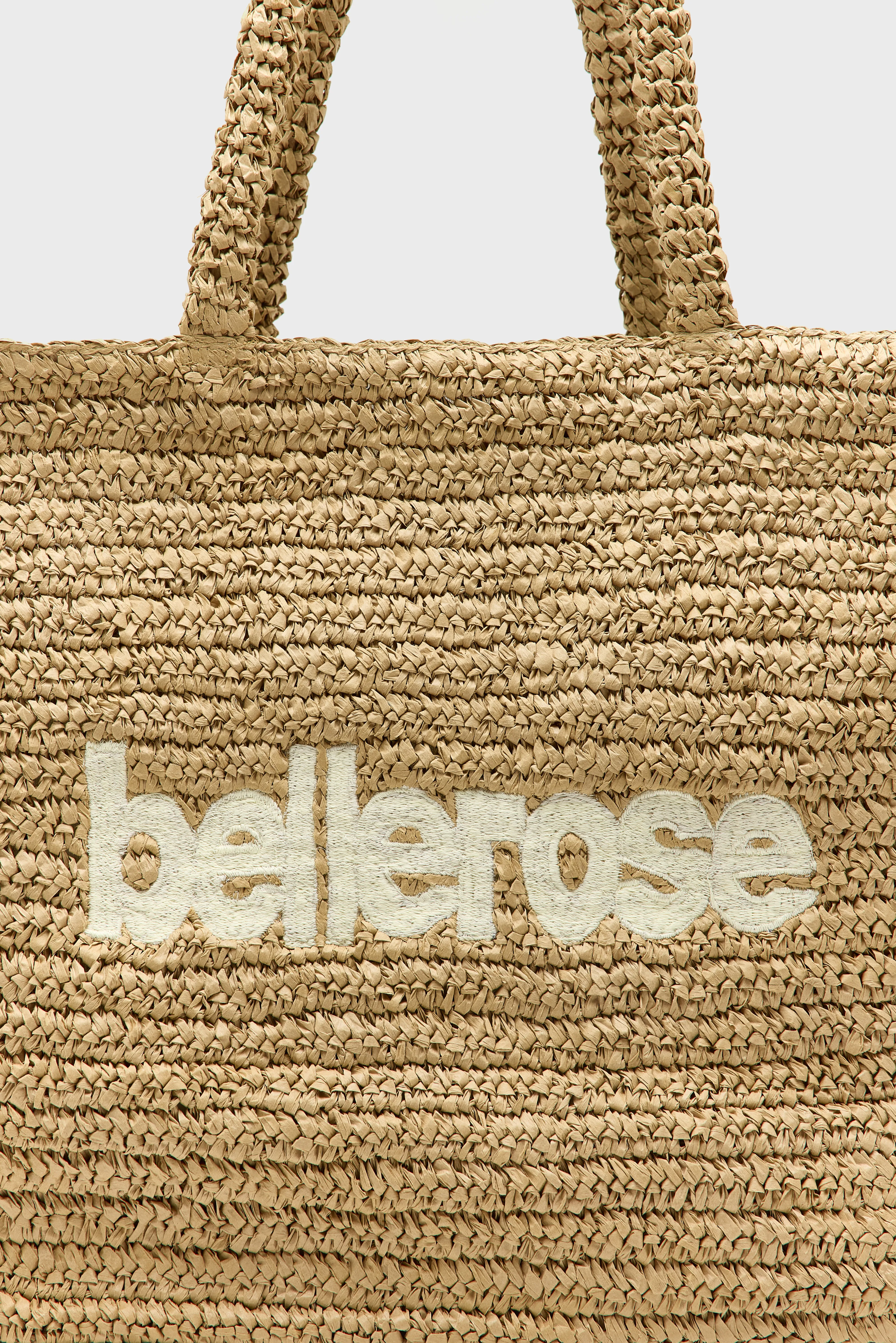 Bellerose Itop straw shopping bag (261 / W / NATURAL)