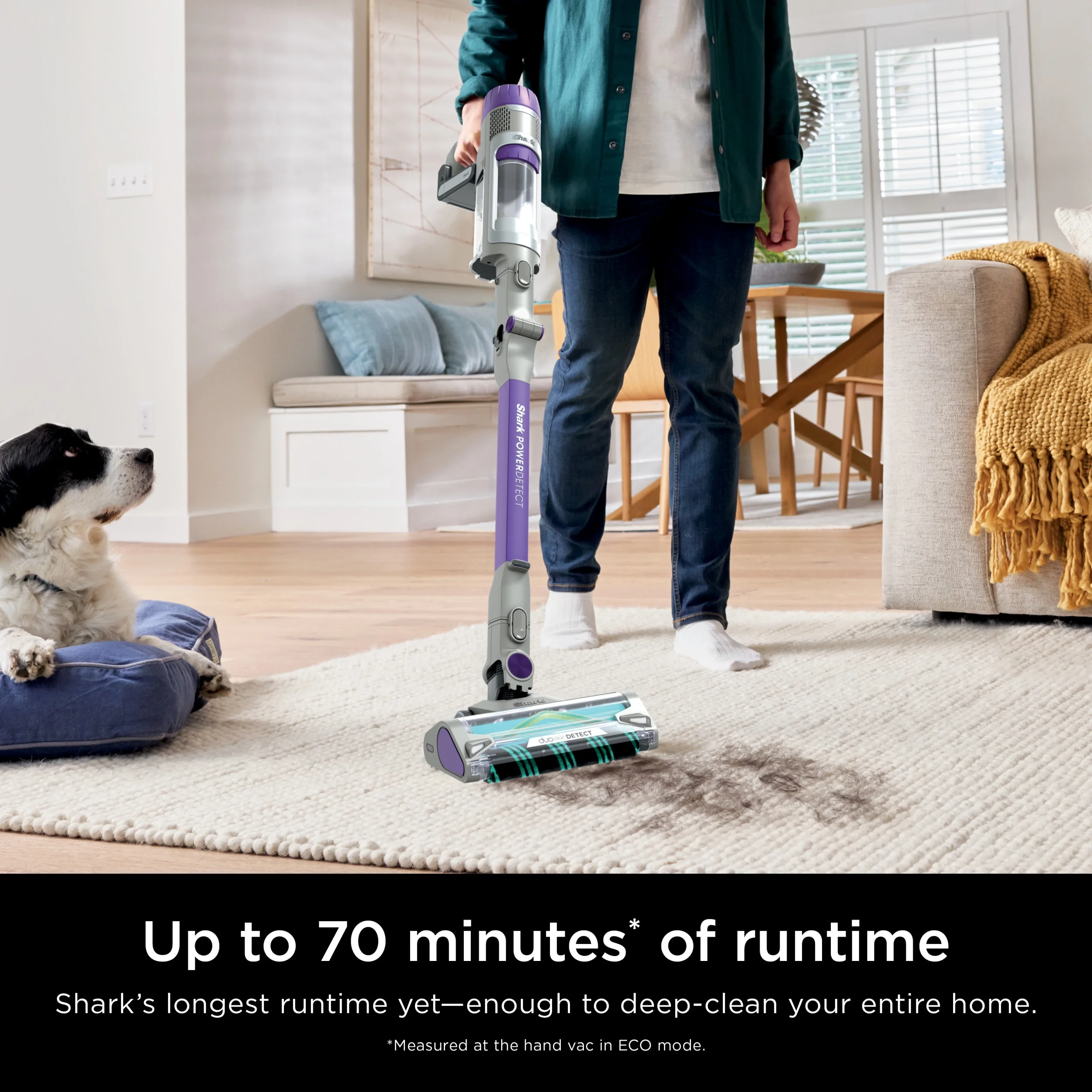 Shark PowerDetect Cordless Stick Vacuum, Multi-Surface, with DuoClean Detect Nozzle and MultiFLEX Wand, Up to 60 Mins Runtime, IP1250 Blue - Image 16