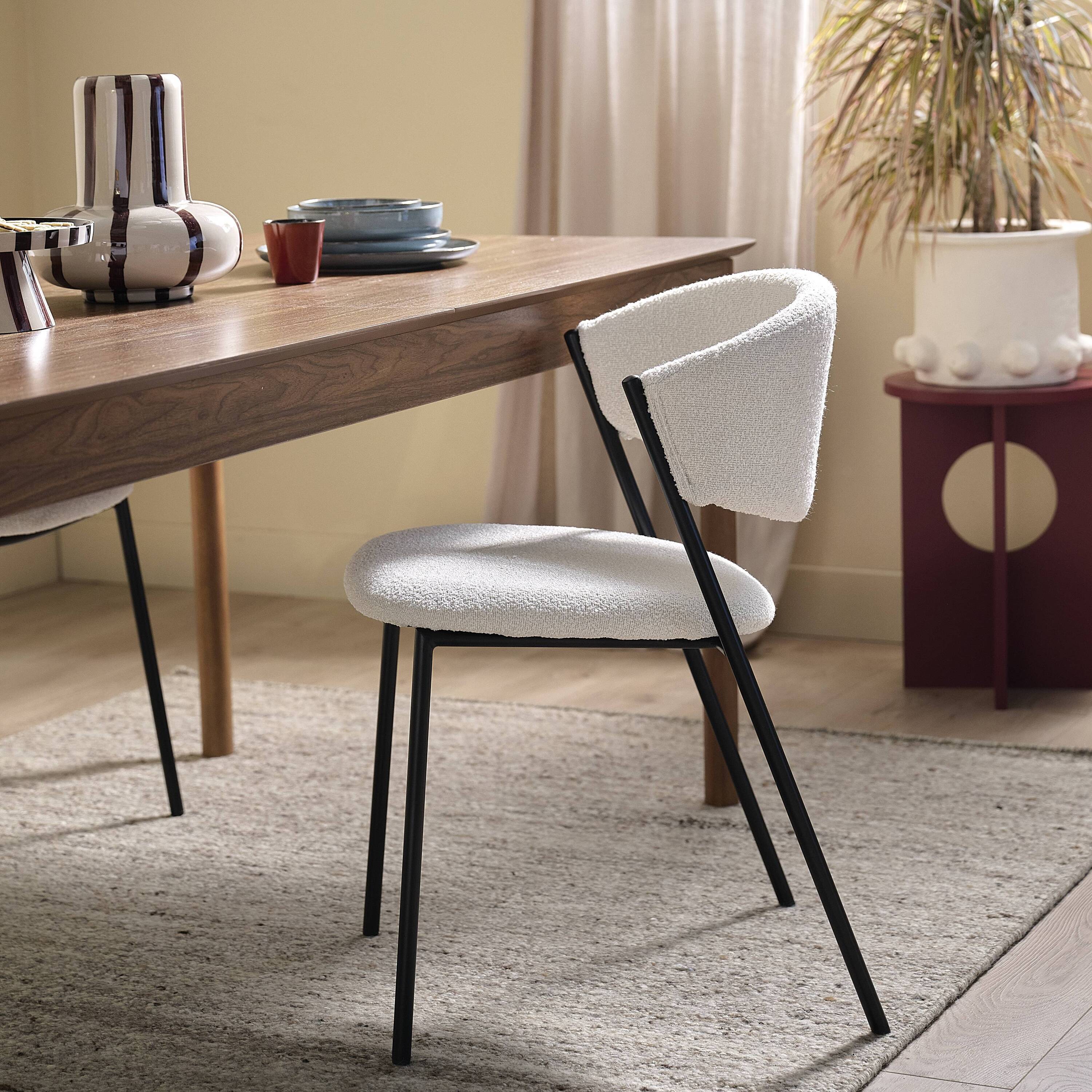 by fonQ Cupp Eetkamerstoel - Wit