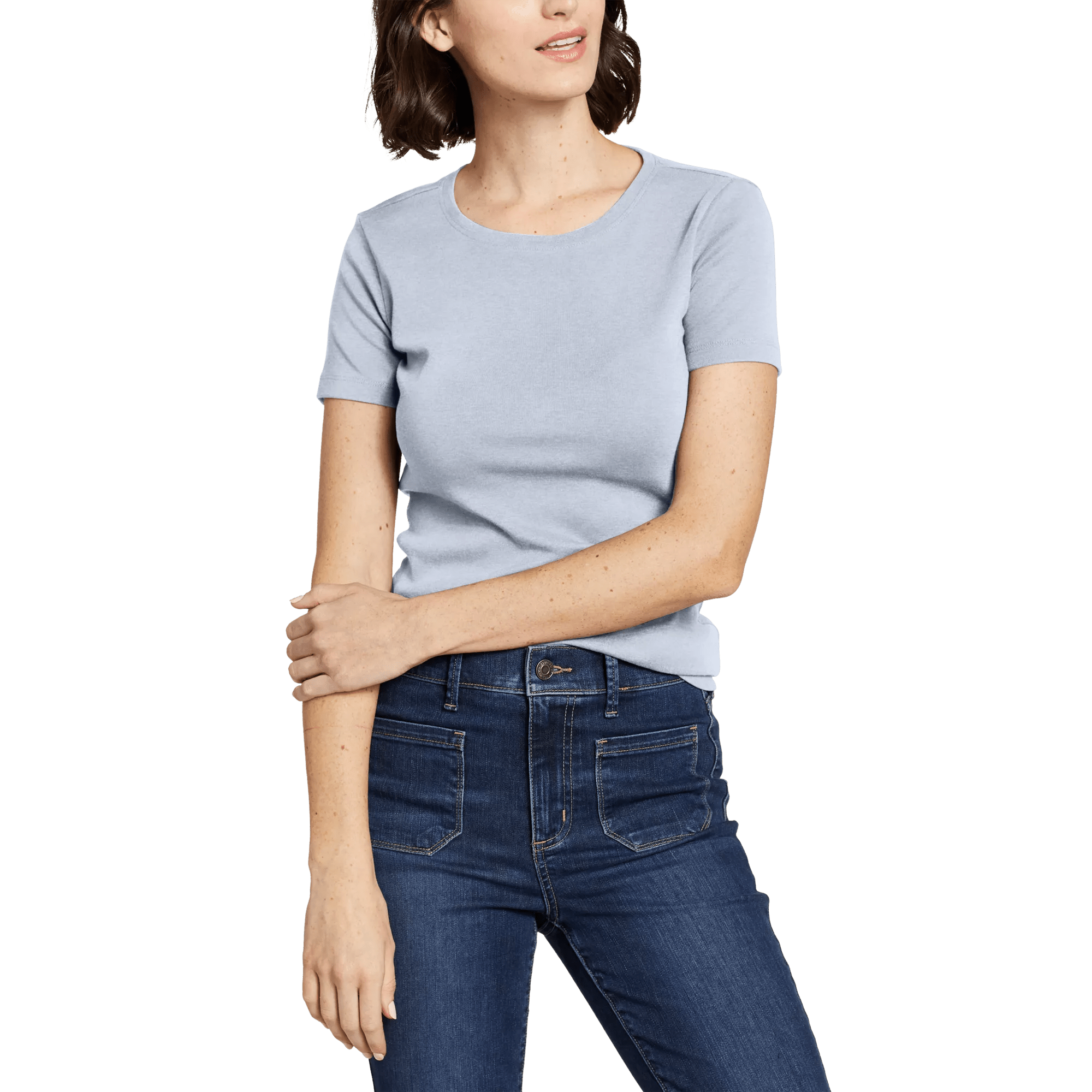Women's Fav Short-Sleeve Crew T-Shirt - Eddie Bauer Outlet