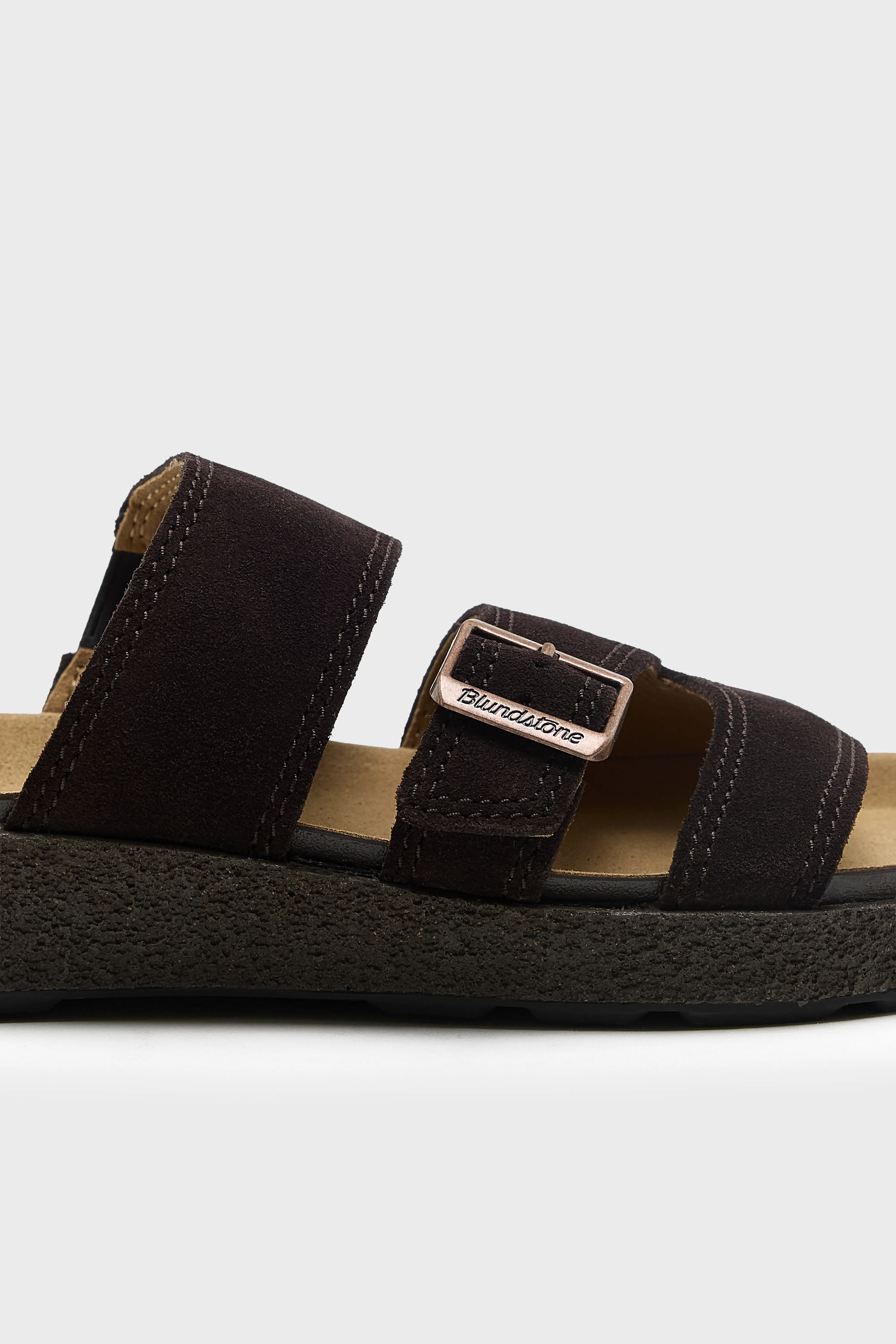 Bellerose 2696 Aerocork Clog Sandals for Women (261 / W / DARK BROWN)