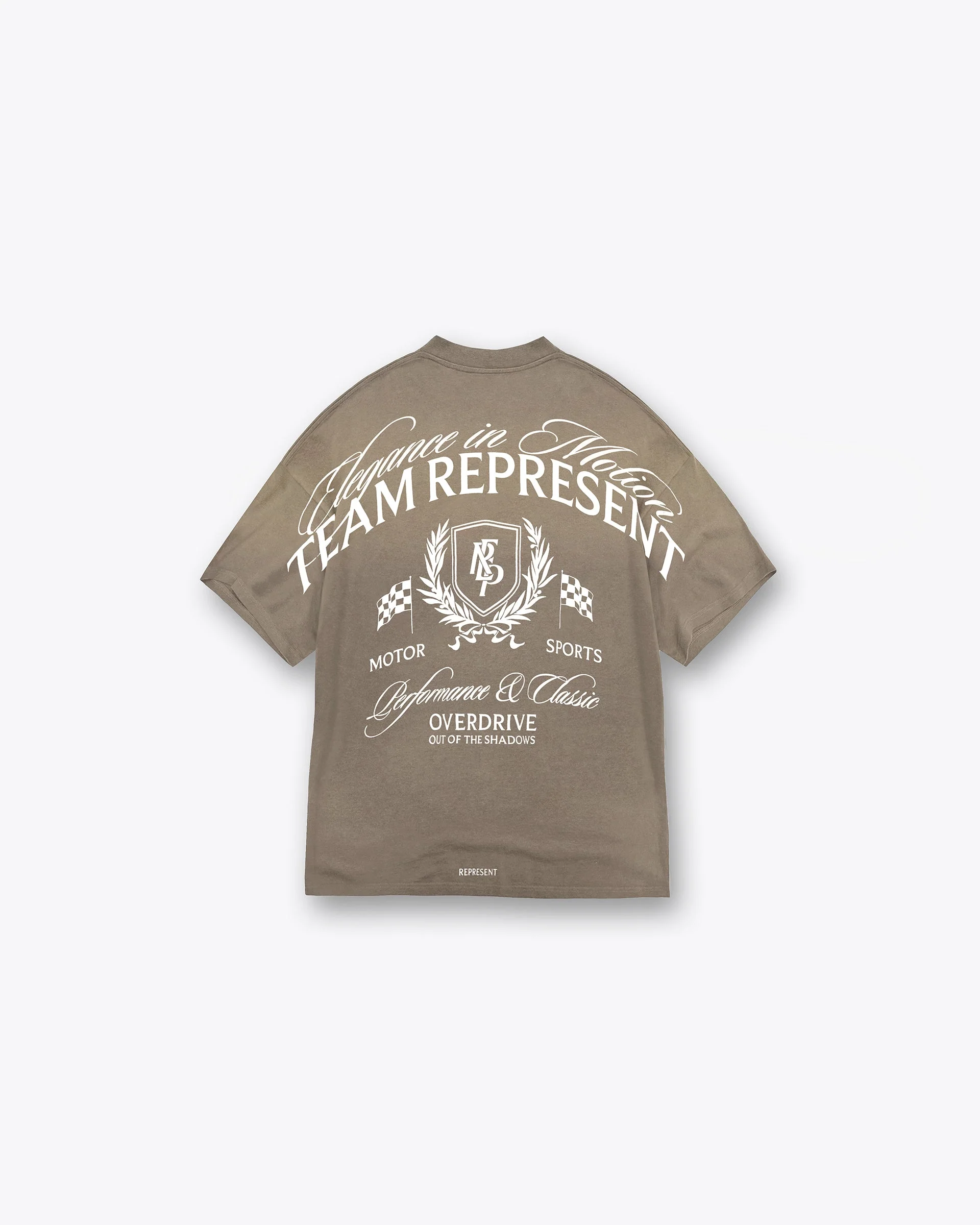 Crest T-Shirt - Dark Taupe