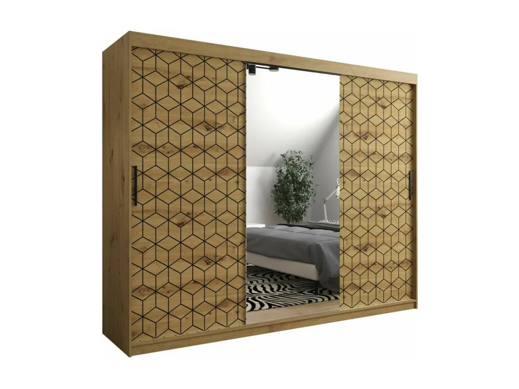 Armario Casabellaes 291 Casabellaes Artisan | Negro 200x250x62cm Puertas de armario - Correderas 42751IKYQ