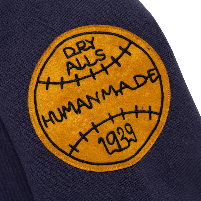 HUMAN MADE HALF-ZIP SWEATSHIRT