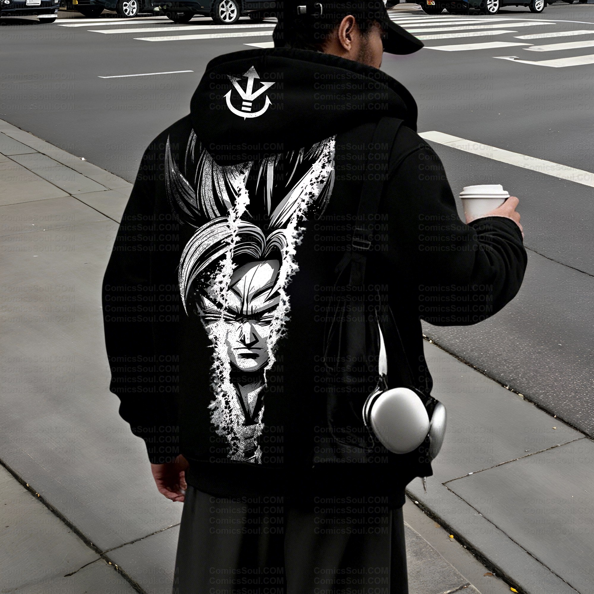 Unisex Graphic Streetwear Vintage Zipper Cardigan Plush Hoodid TeeThreads Sustain the Scene with Custom Apparel