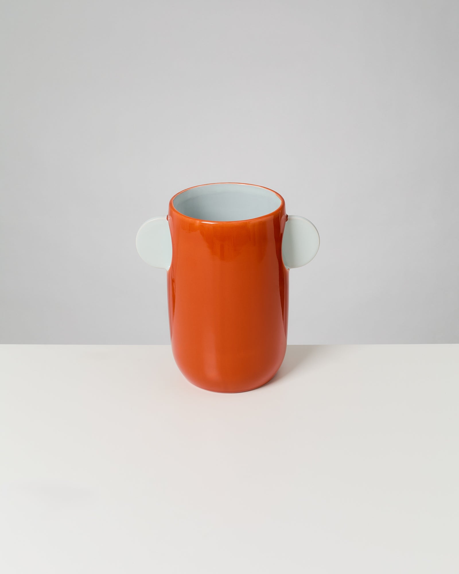 Tomar Vase M orange hellblau